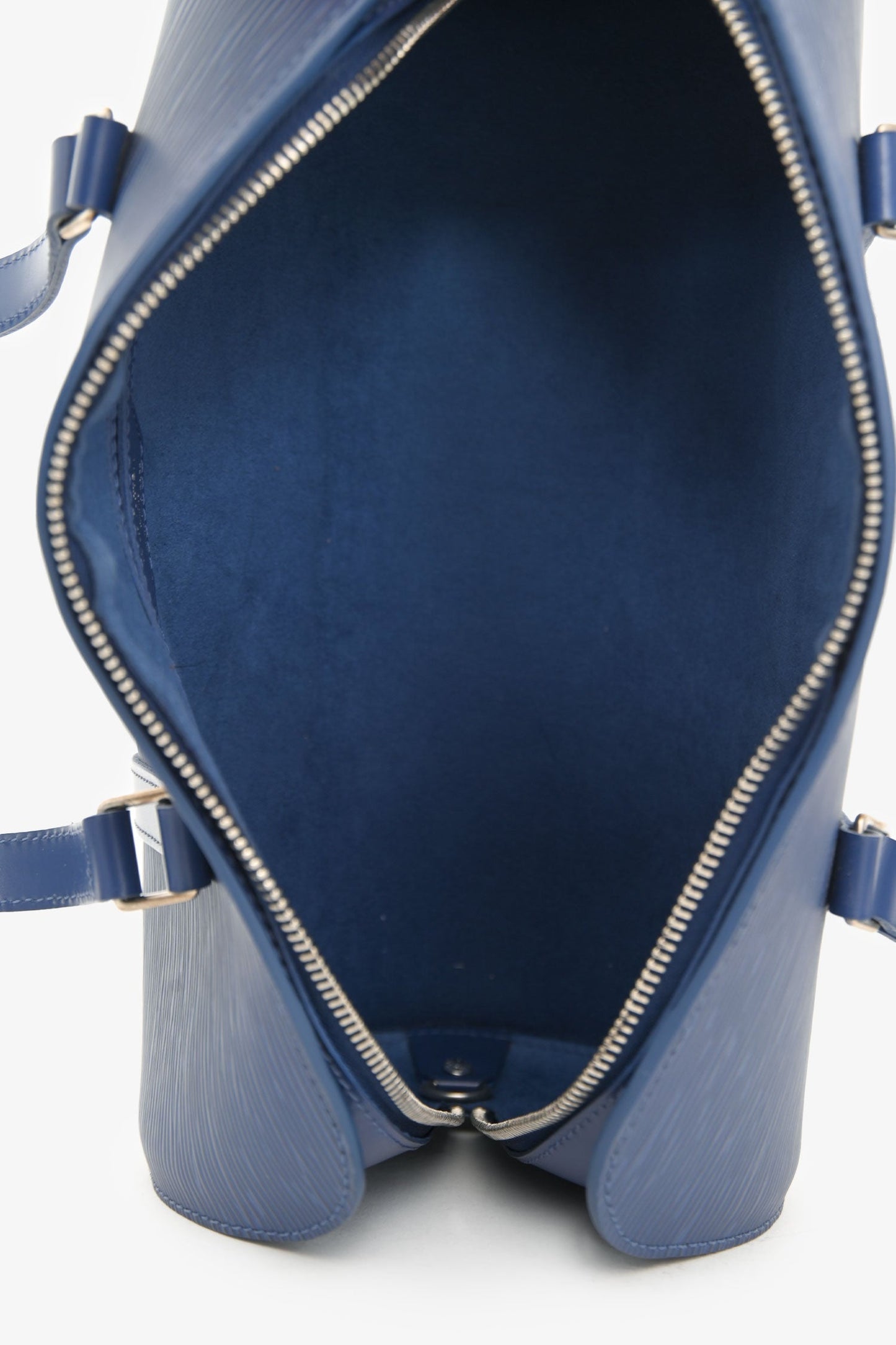 Louis Vuitton Blue Epi Leather 'Soufflot' Shoulder Bag
