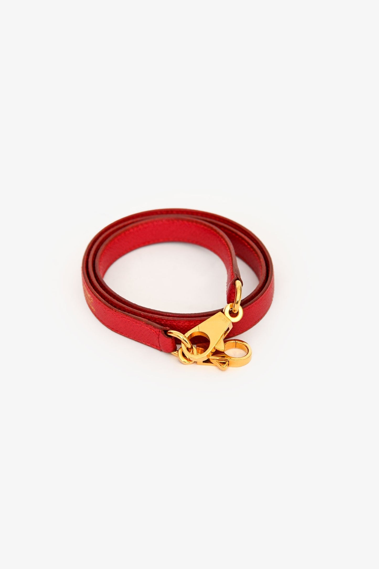 Hermès 1994 Red Epsom Kelly 32 GHW with Strap