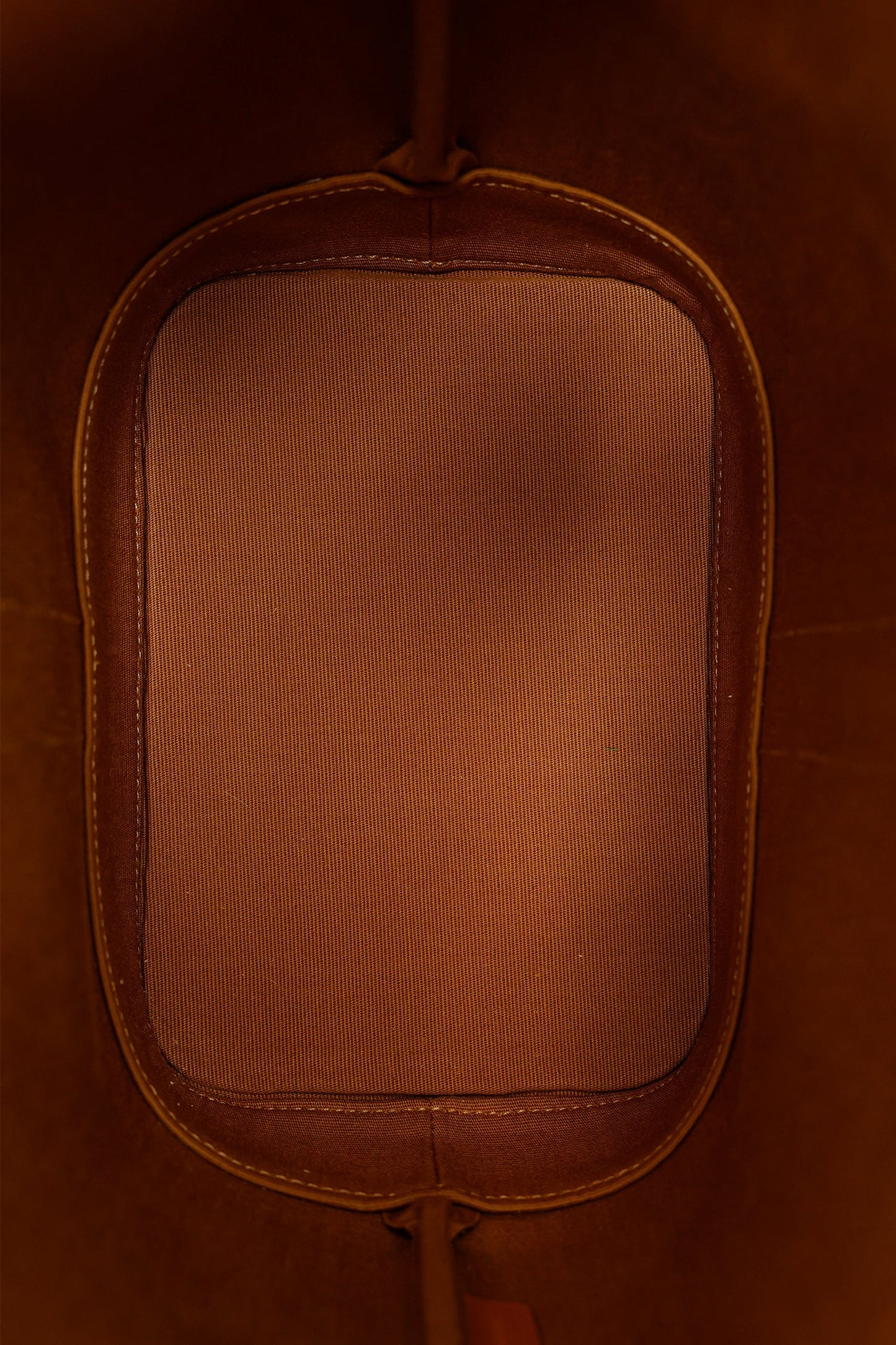 Celine Brown Triomphe Canvas Small Bucket Crossbody Bag