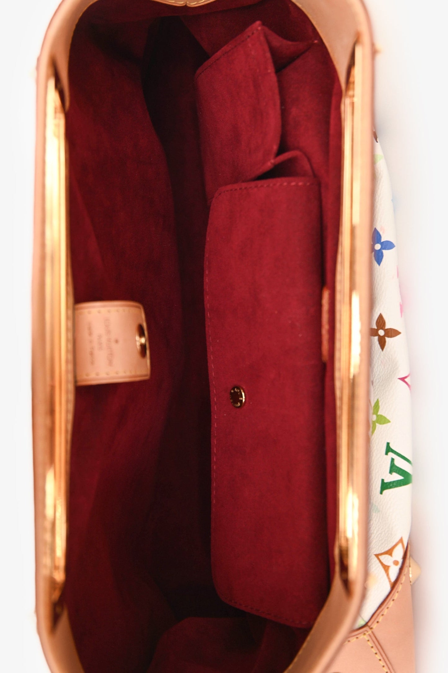 Louis Vuitton x Takashi Murakami White Multicolore Monogram Judy GM