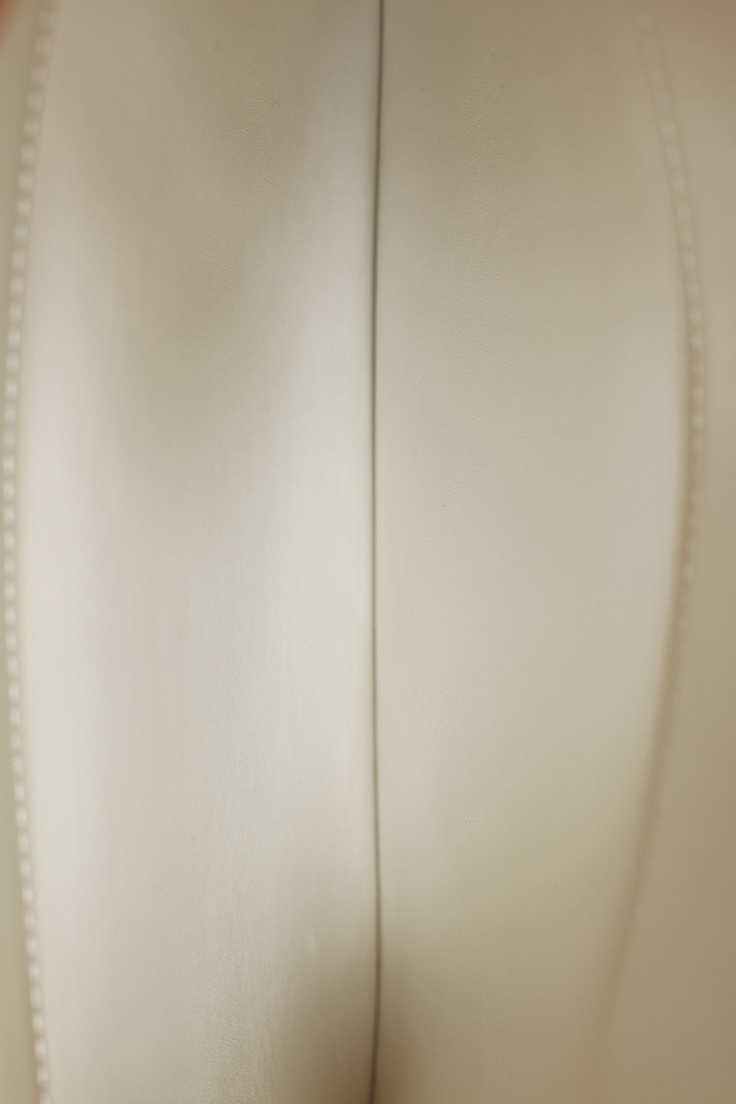 Bottega Veneta White Brushed Calfskin Flap Shoulder Bag With Green Metal Detail