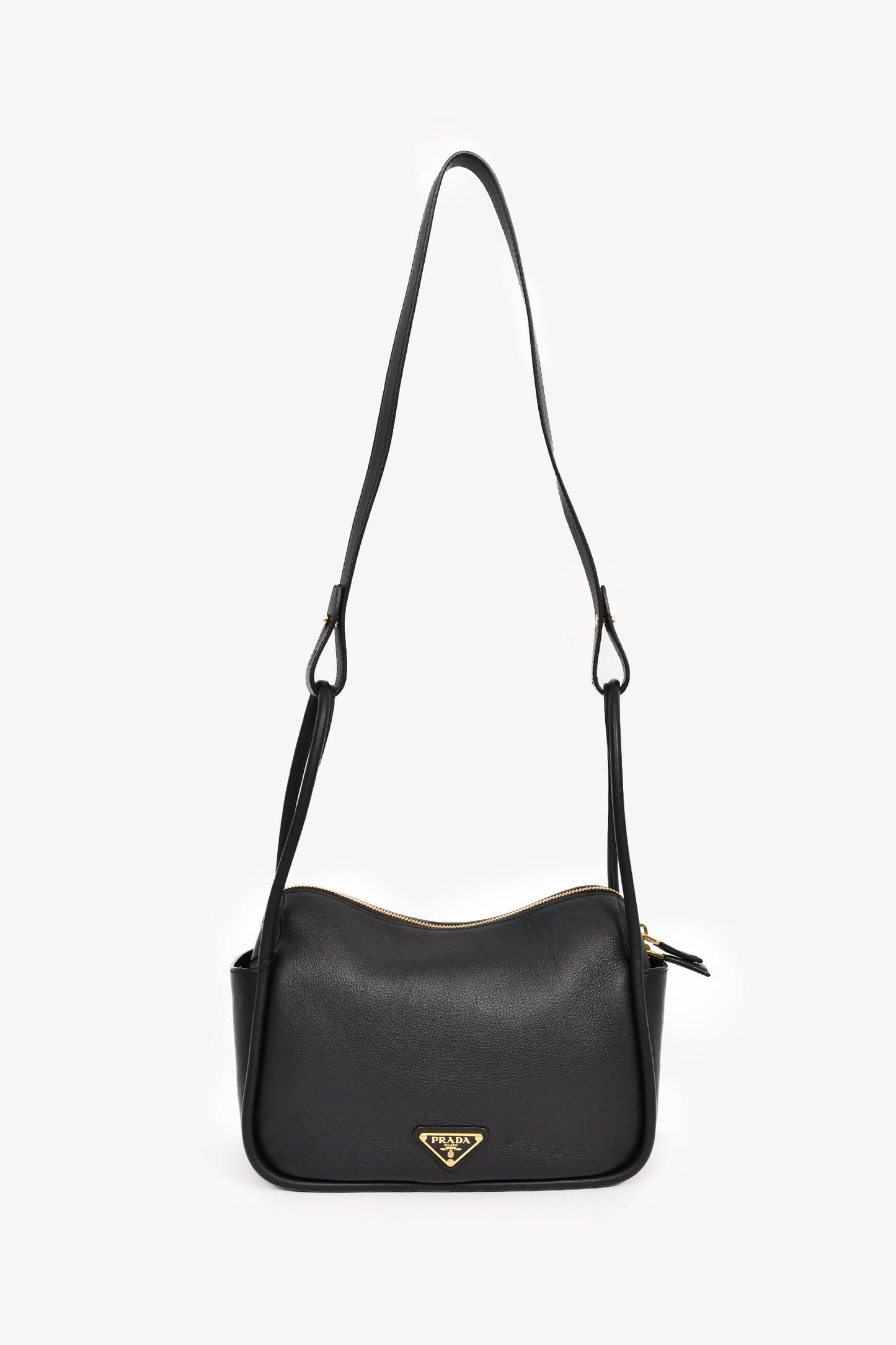 Prada 2024 Black Leather Darling Handbag