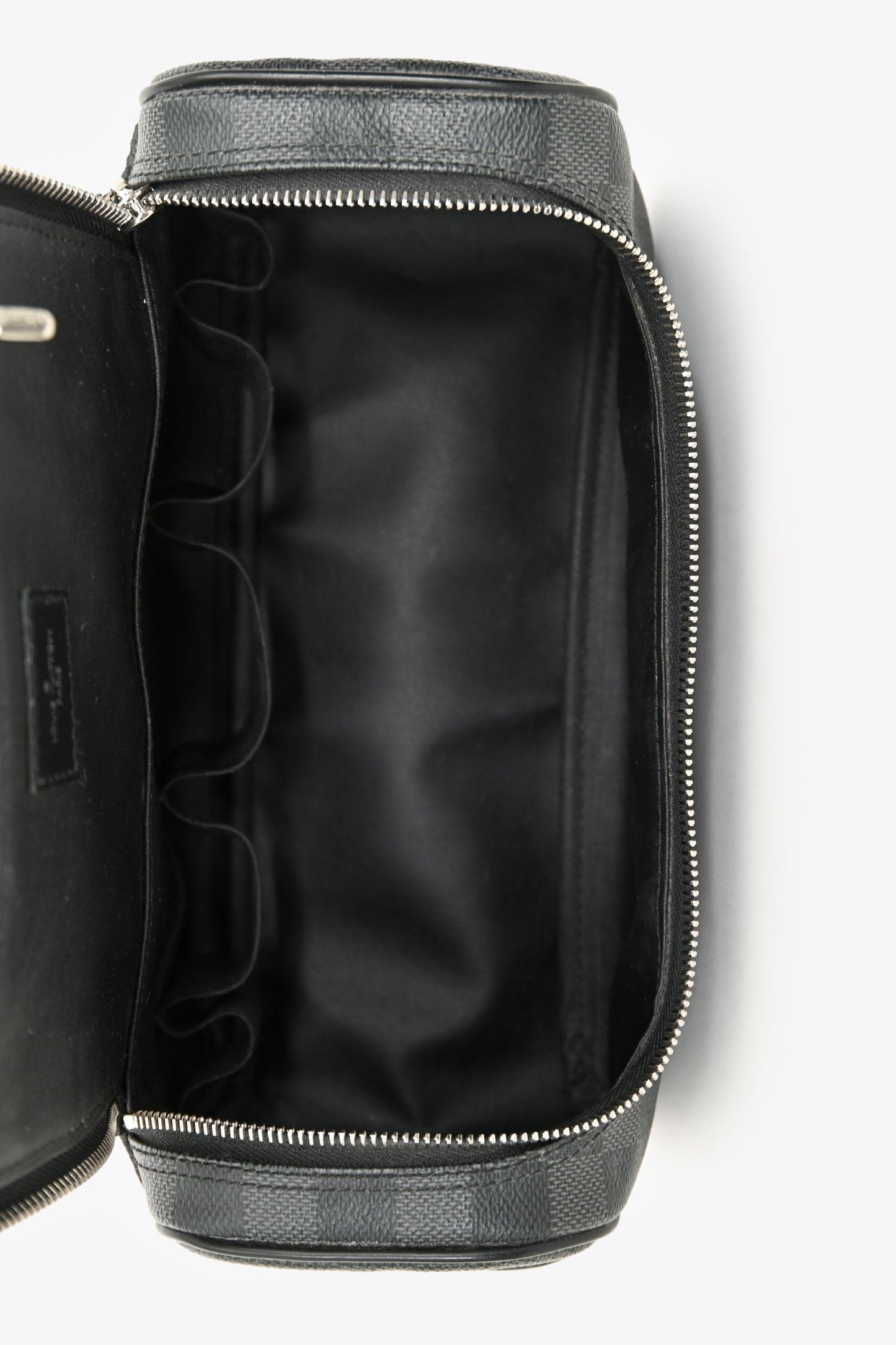 Louis Vuitton 2018 Black Damier Graphite Toiletry Cosmetic Pouch