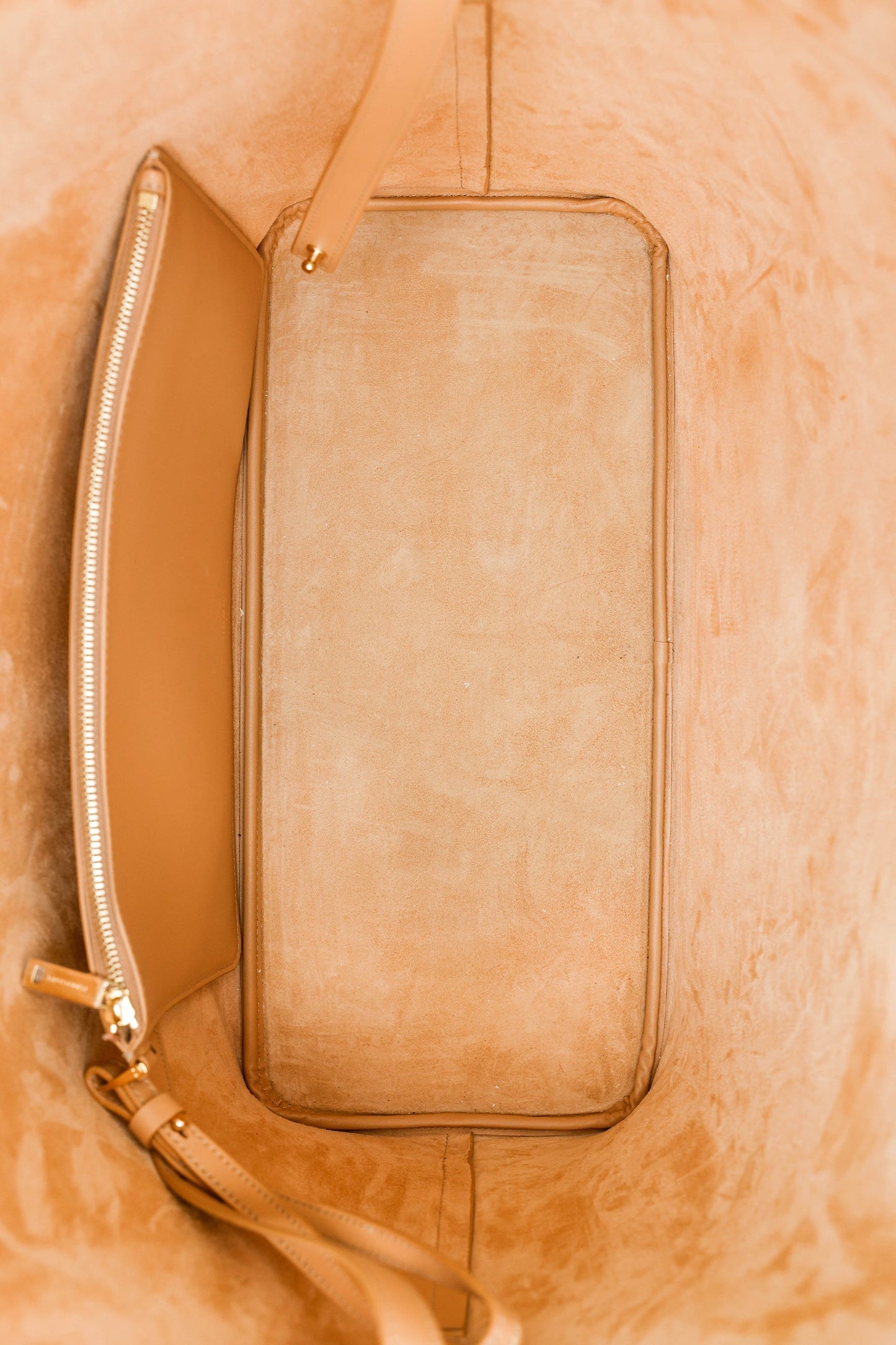 Salvatore Ferragamo Beige Medium 'Charming' Leather Tote Bag