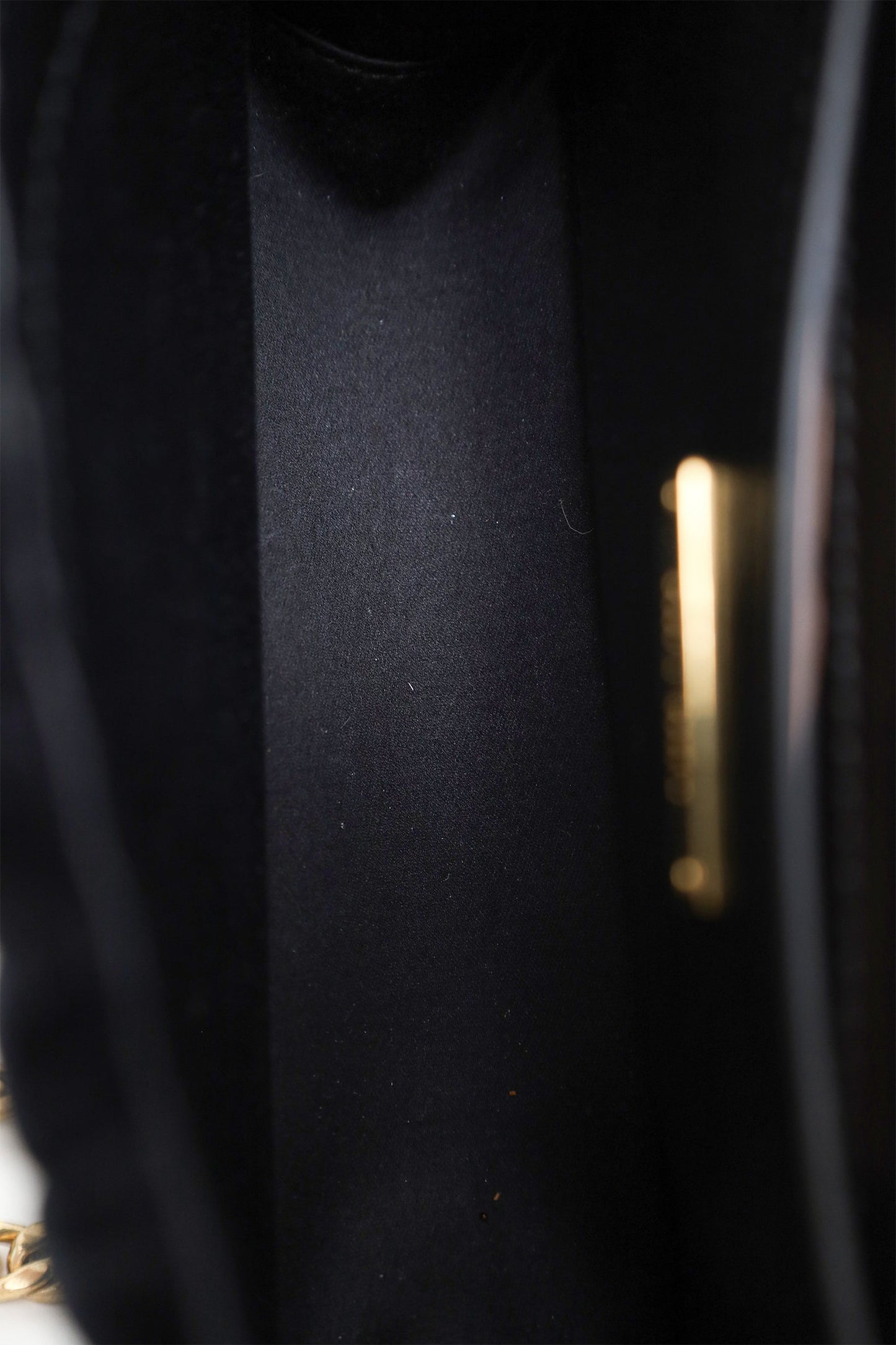 Miu Miu Black Velvet Crystal Buckle Flap Bag