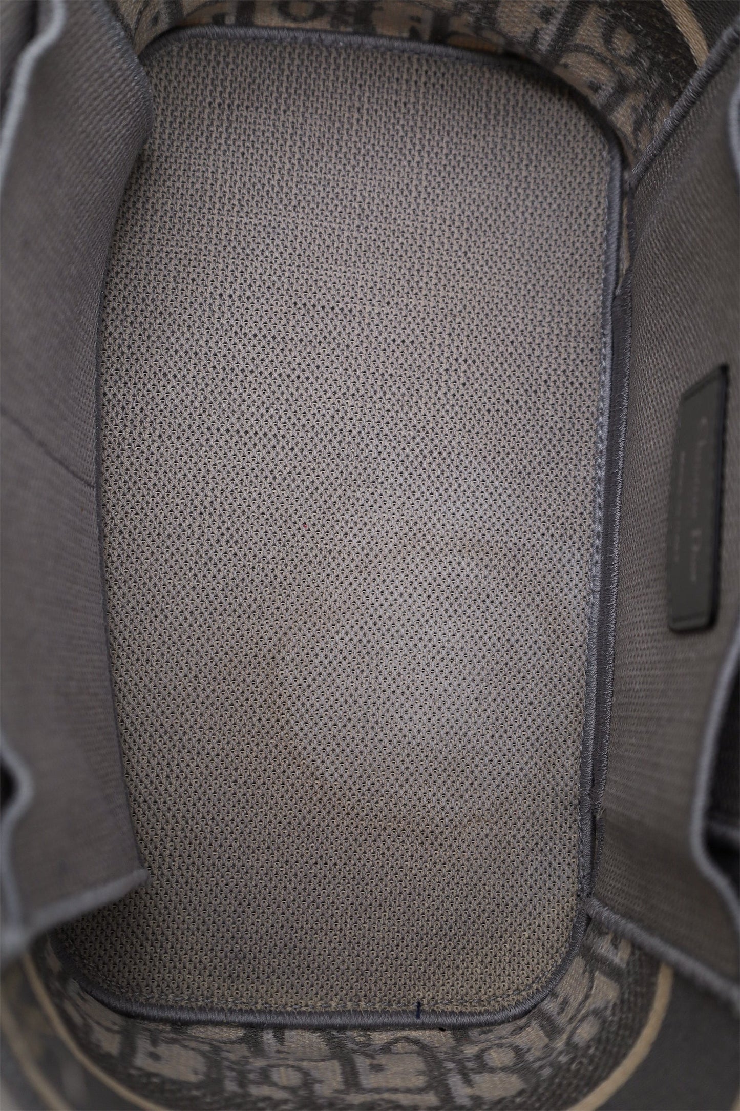 Christian Dior Grey Oblique Monogram Dior travel Vanity Case