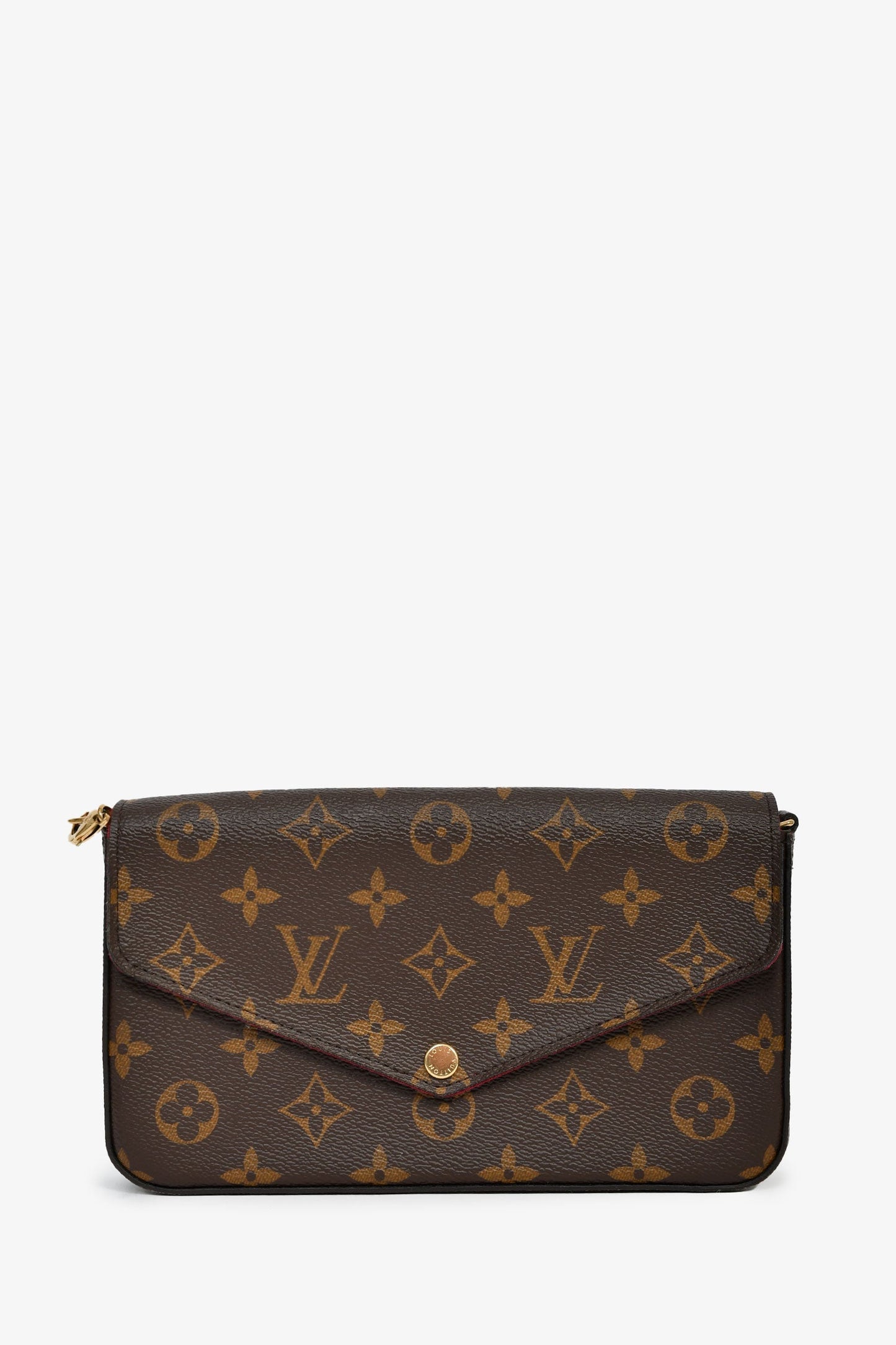Louis Vuitton 2018 Monogram Pochette Felicie With Chain