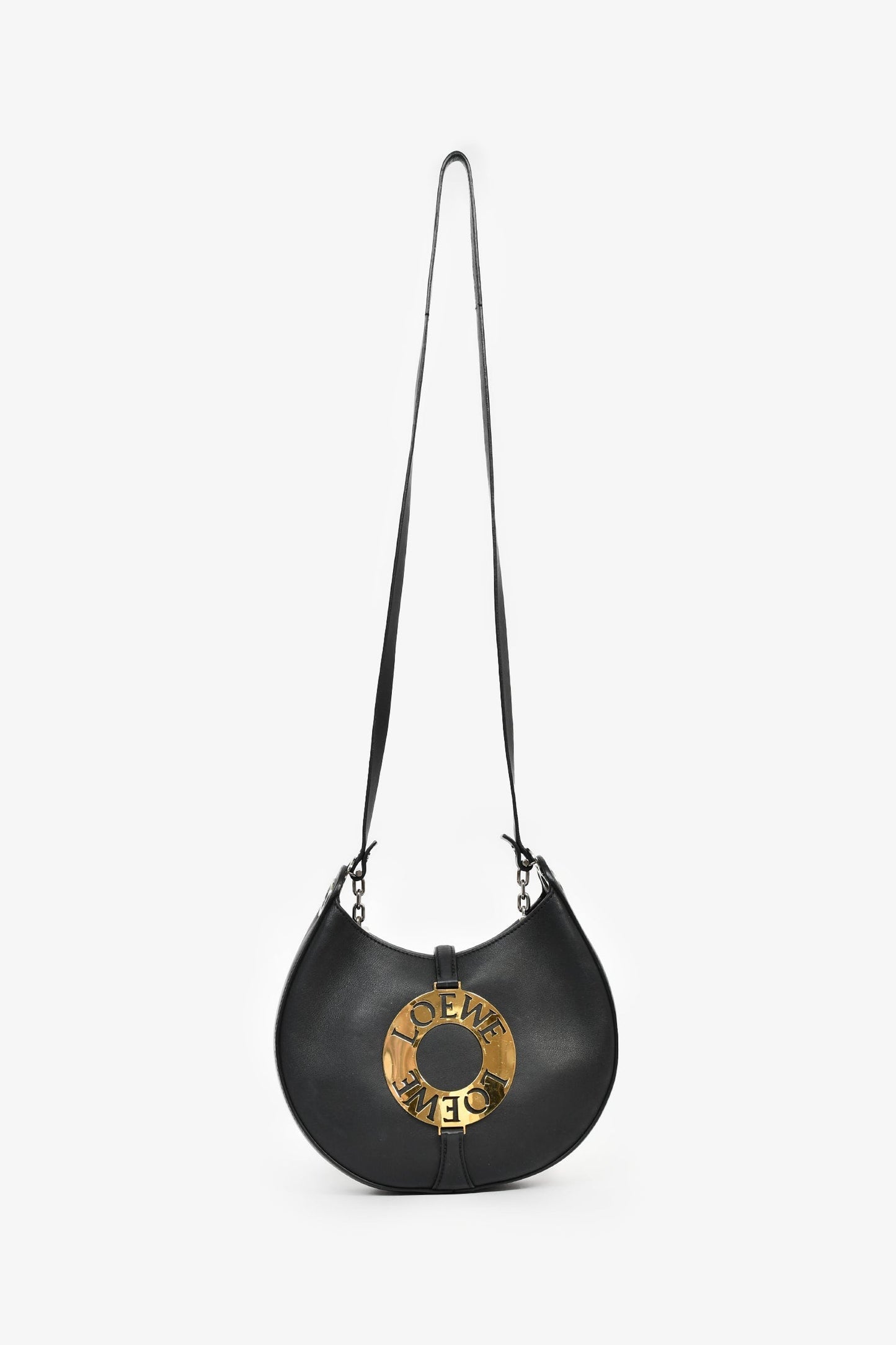 Loewe Black Leather Small 'Joyce' Crossbody Bag