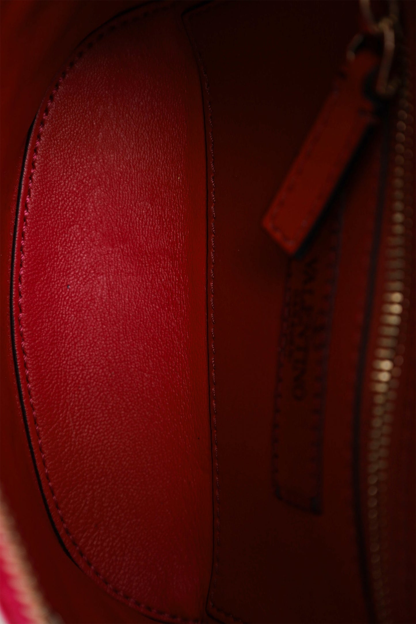 Valentino Pink Velvet/Lambskin Rockstud Belt Bag