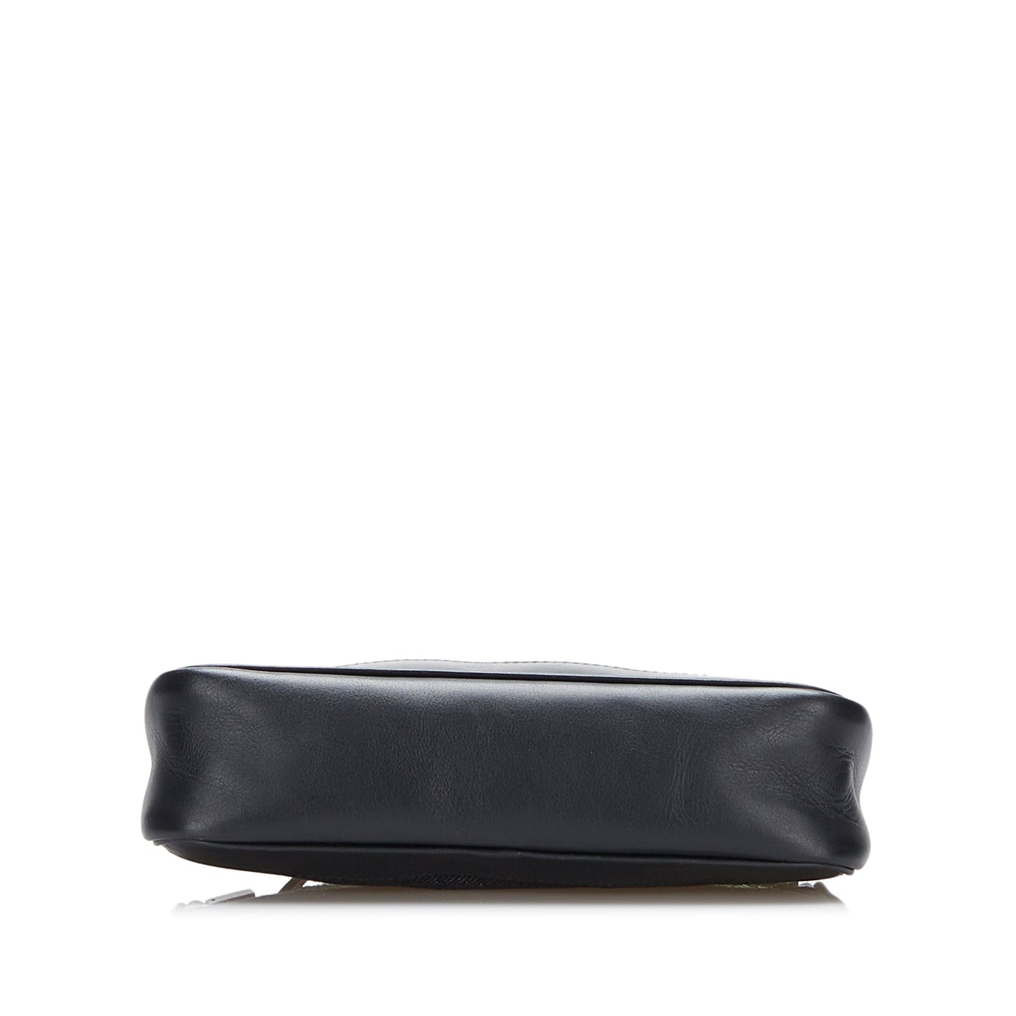 Gucci Web Black Leather Canvas Handbag