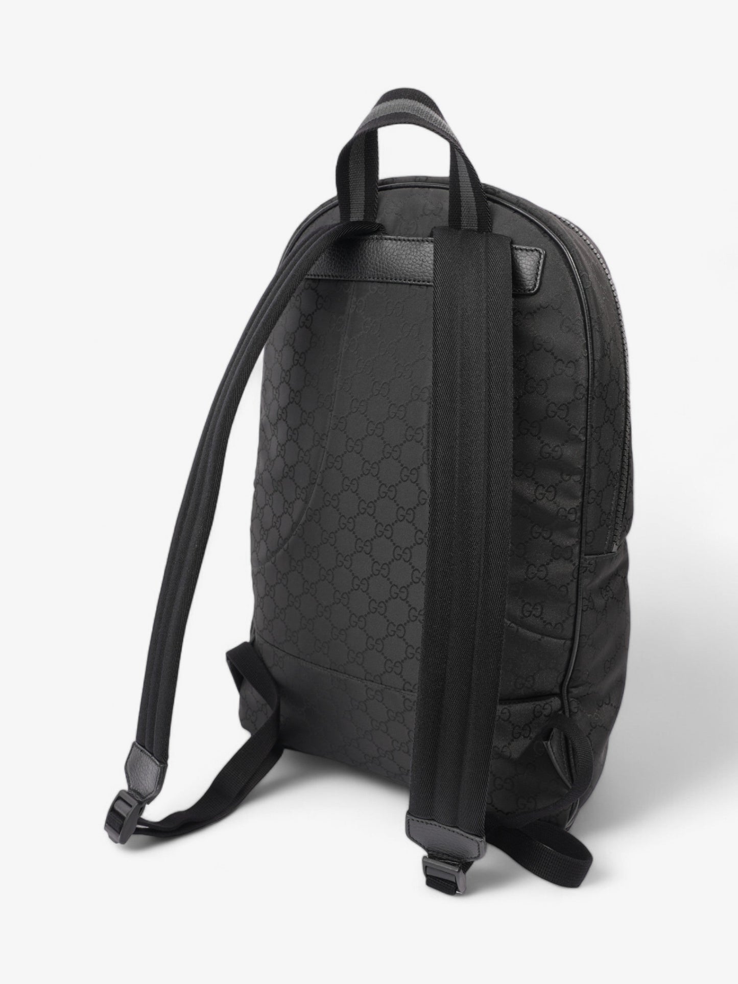 Gucci Double Zip Backpack GG Supreme Nylon