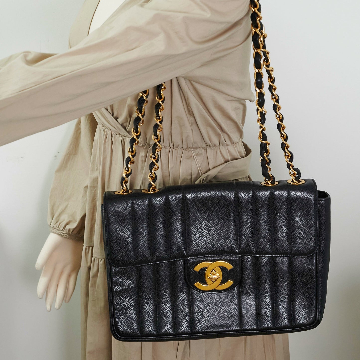 ITEM 33 - Chanel Caviar Jumbo Black