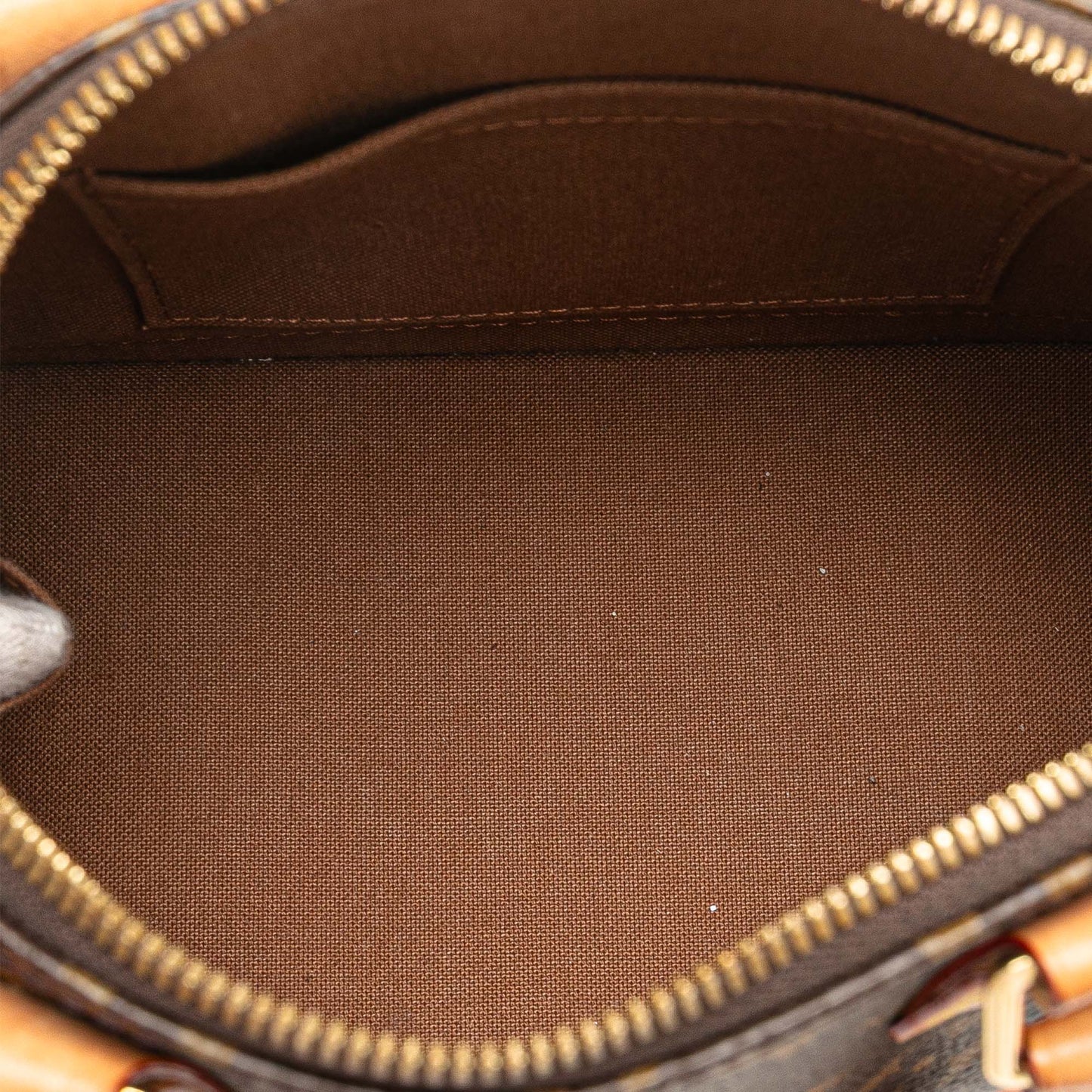 Brown Louis Vuitton Monogram Alma BB Satchel
