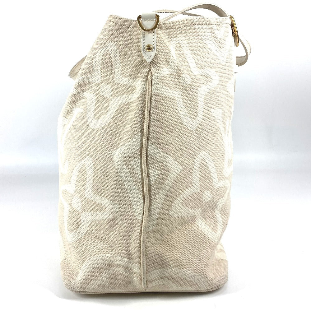LOUIS VUITTON Tote Bag M95675 Leather / canvas Beige type Cruise line Taicienne GM Women