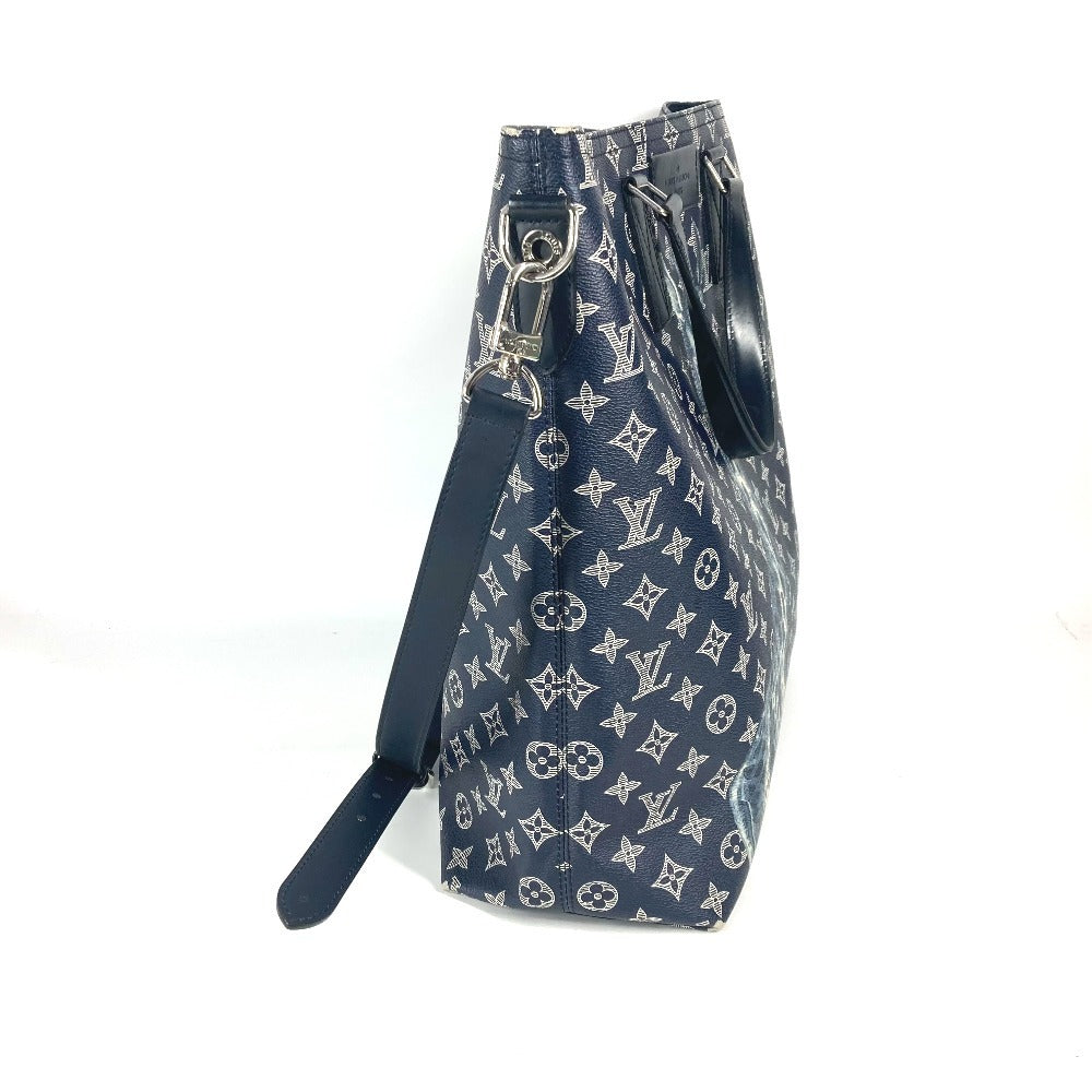 LOUIS VUITTON Tote Bag M54127 Monogram savanna canvas Navy Monogram savanna Jake and Dinos Chapman