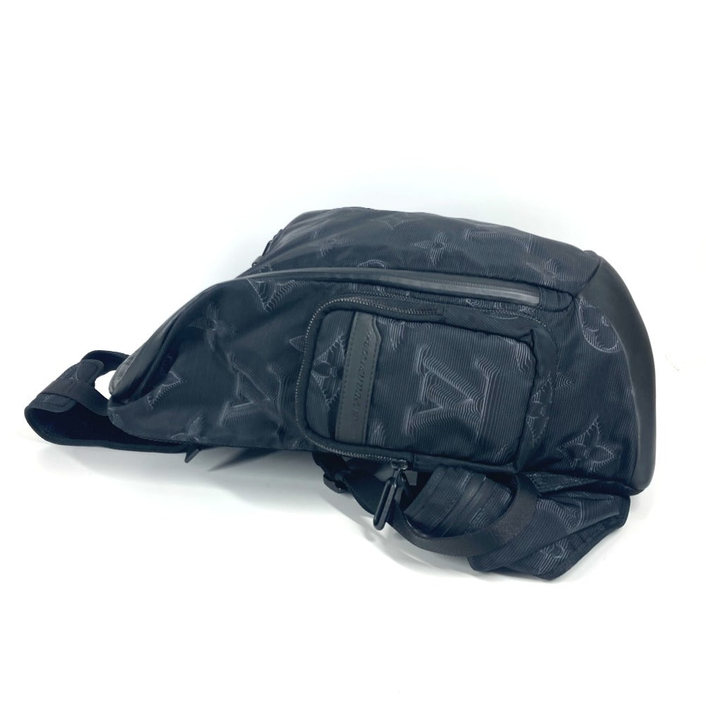 LOUIS VUITTON Backpack M45603 Leather / nylon black Louis Vuitton 2054 3D Monogram Mountain Backpack
