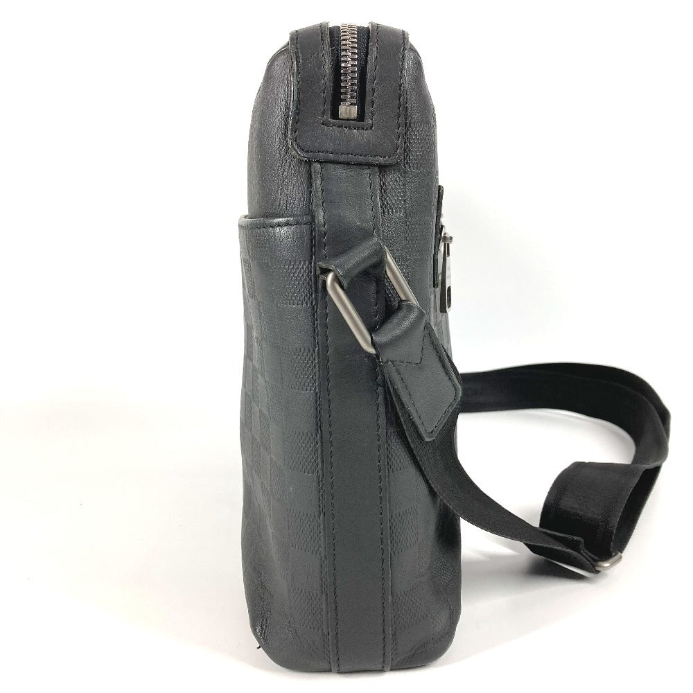 LOUIS VUITTON Shoulder Bag N41201 Damier Anfini Leather black Damier Anfini Calypso MM Calypso MM