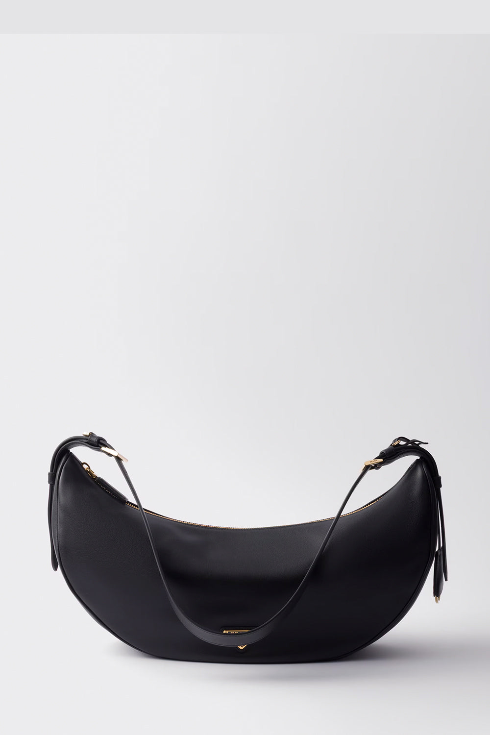 Prada Demi-Lune Large Leather Shoulder Bag
