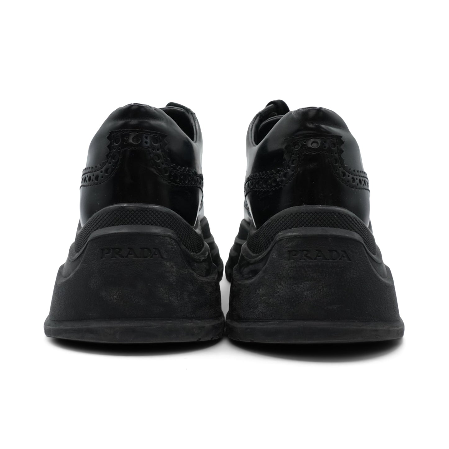 Prada Platform Brogue Sneakers - Women's 38.5