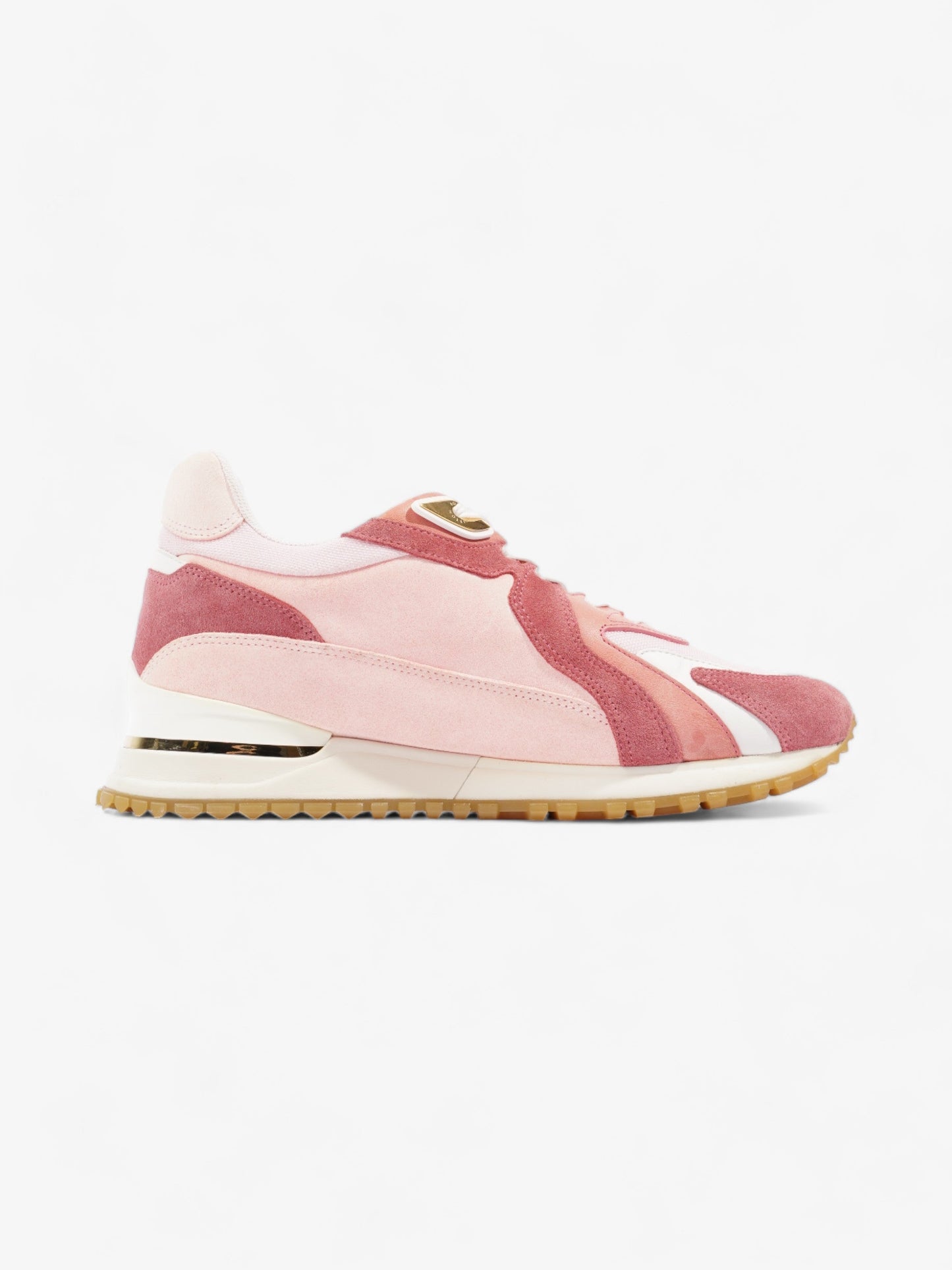 Louis Vuitton Run Away Pink / White Suede EU 38 UK 5