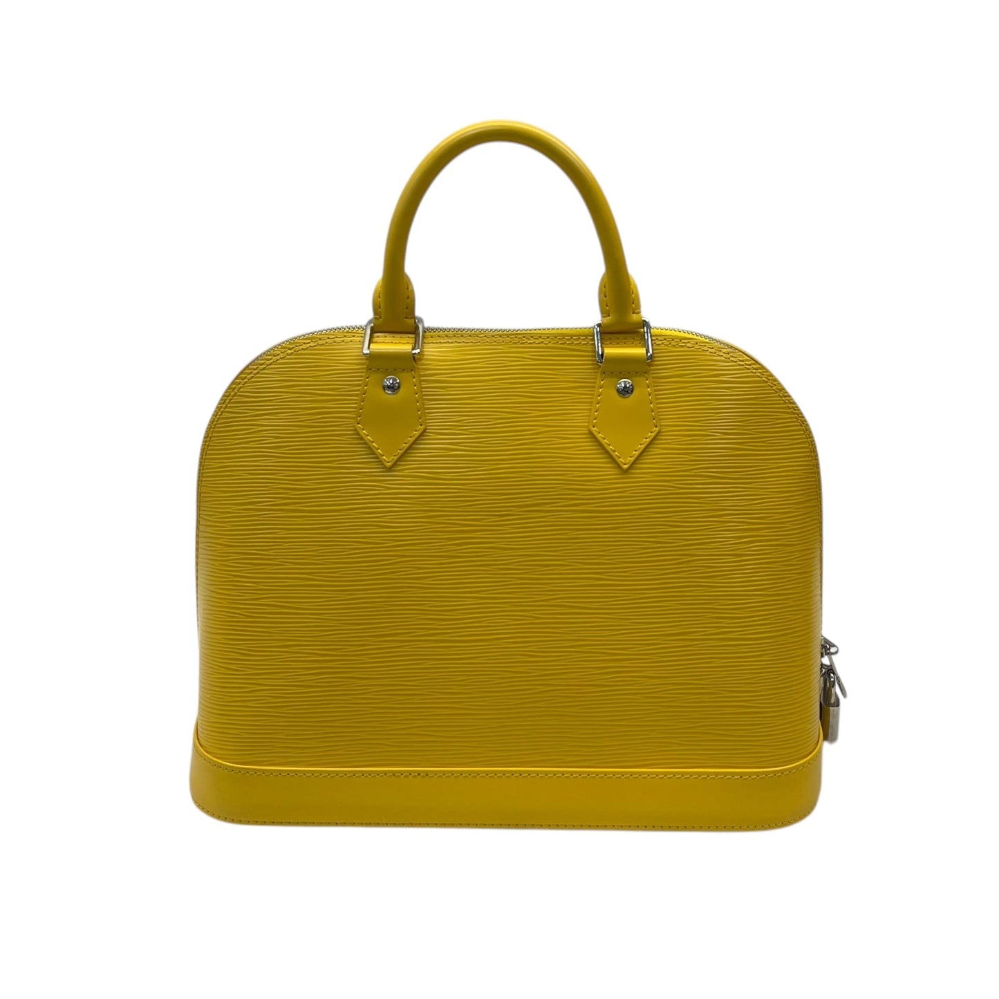 Louis Vuitton Citron Epi Leather Alma MM Bag