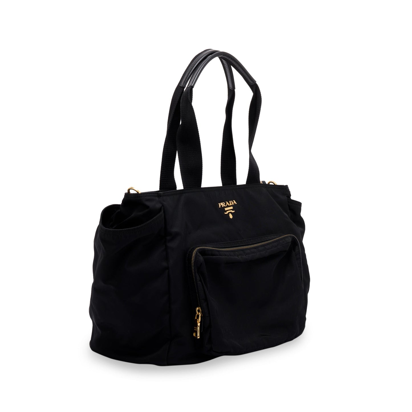 Prada Black Tessuto Nylon Diaper Bag