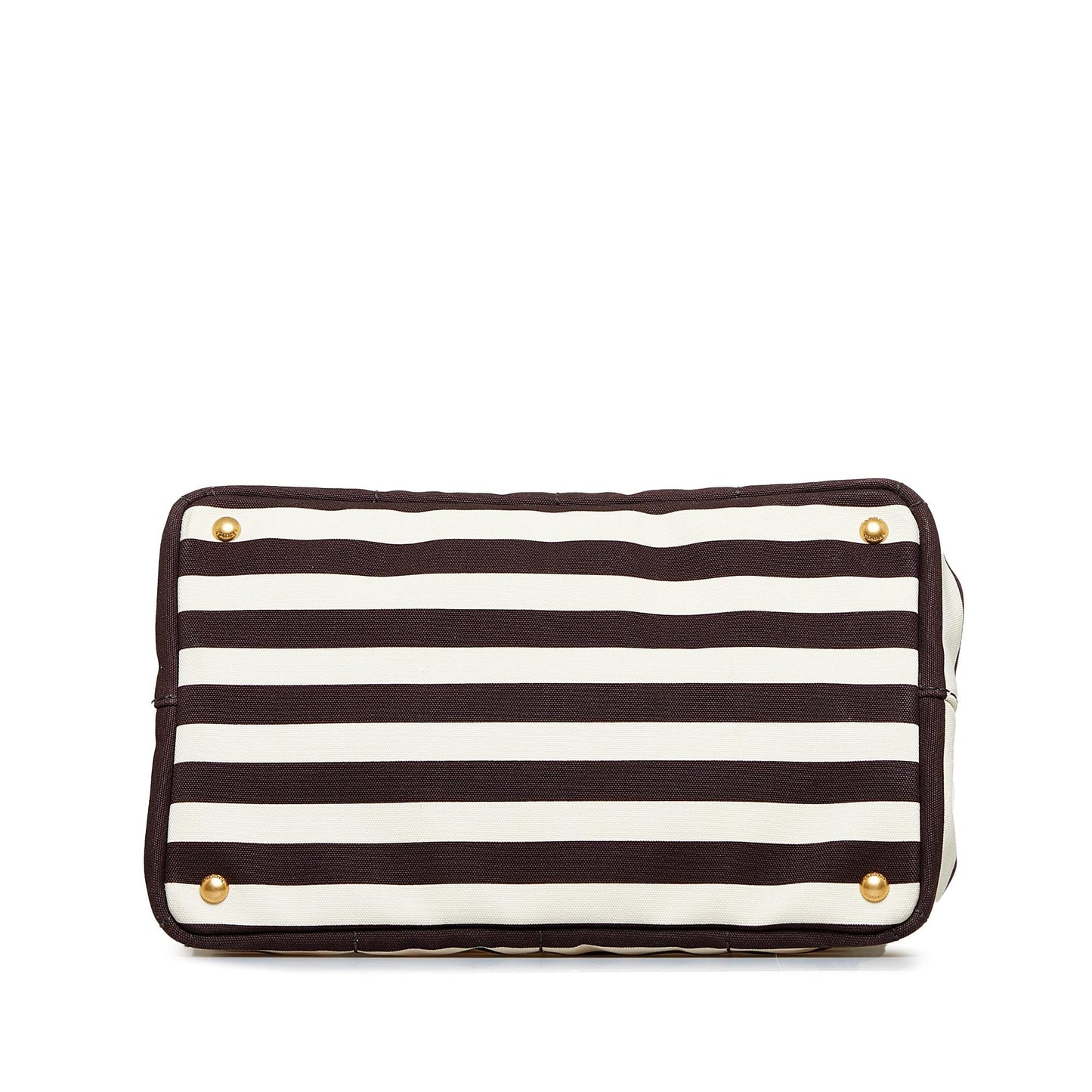 Prada Canapa Righe Satchel (SHG-GLNjBC)