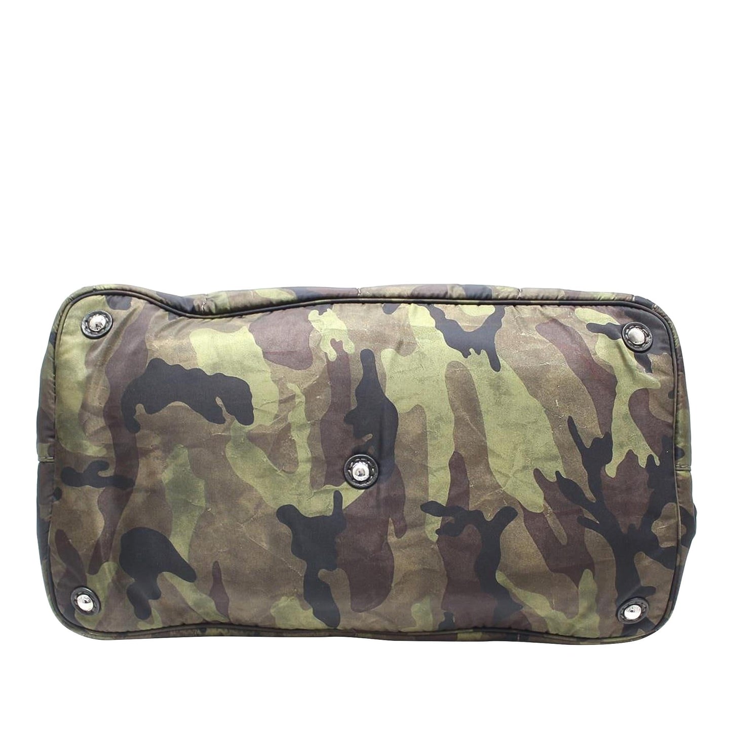 Prada Canapa Studded Camouflage Tote (SHG-GSj4ov)