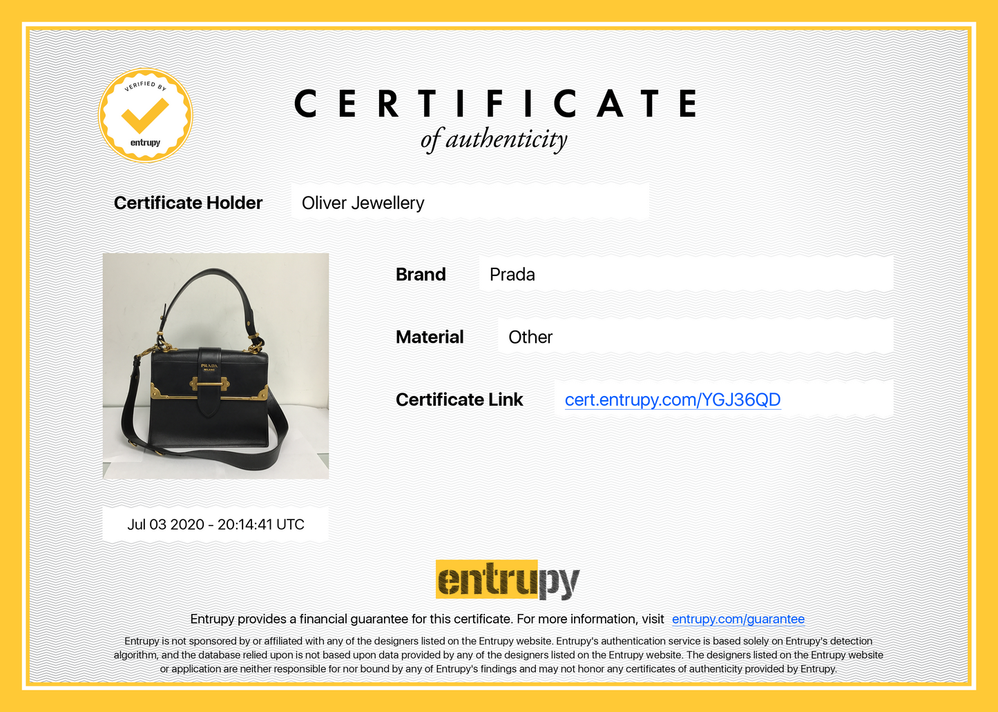 Prada City Calf Cahier Handle Bag