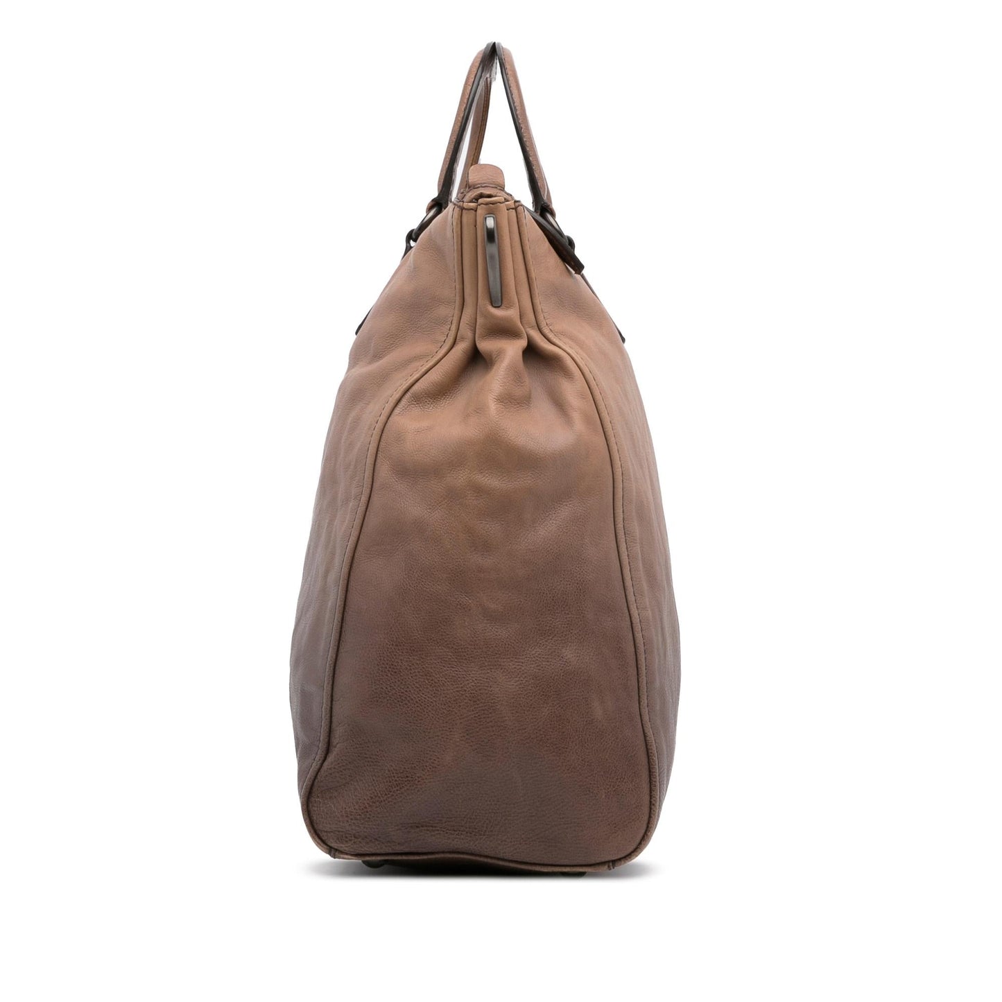 Prada Glace Calf Ombre Leather Satchel (SHG-MasJx8)