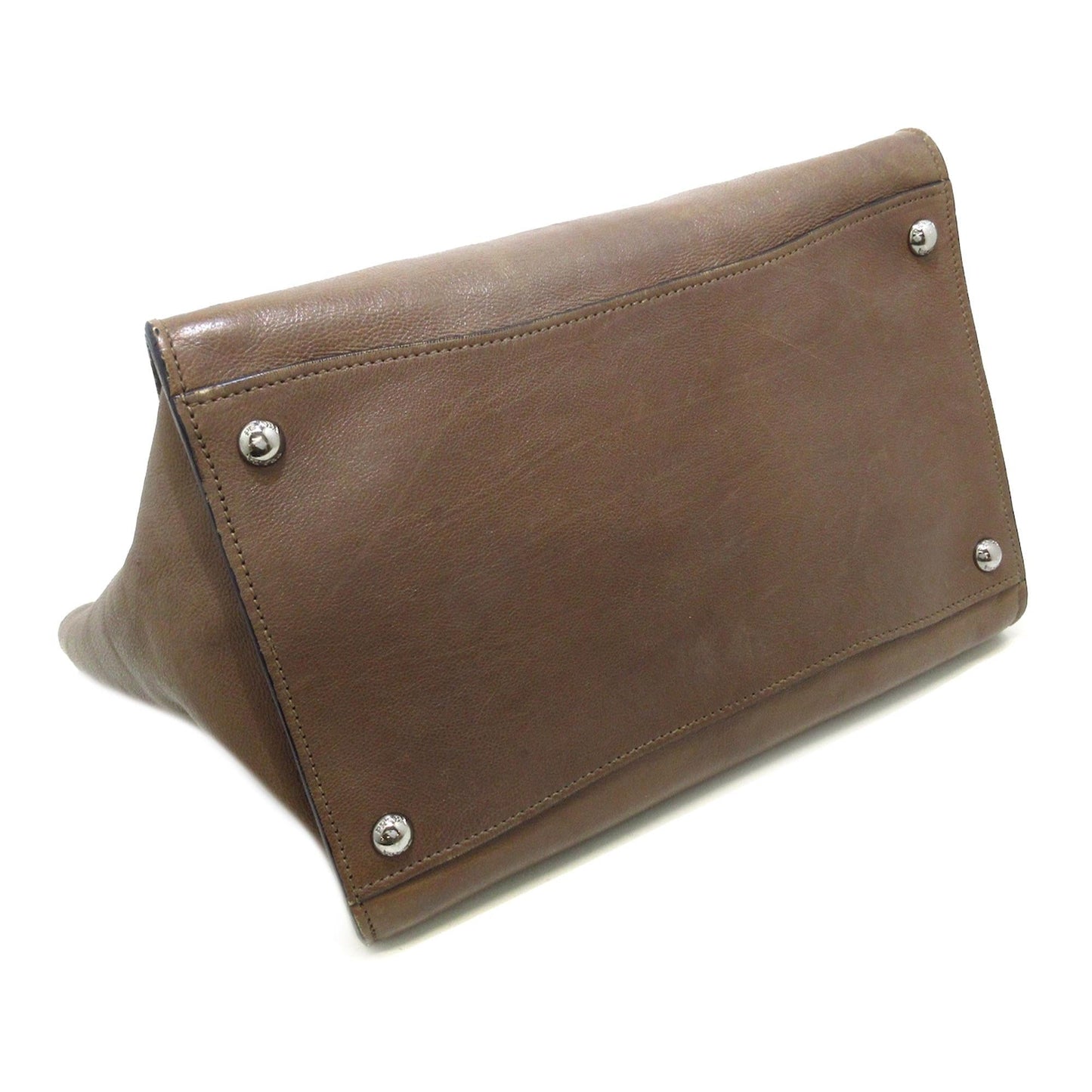 Prada Glace Calf Twin Pocket Satchel (SHG-eOgEoj)