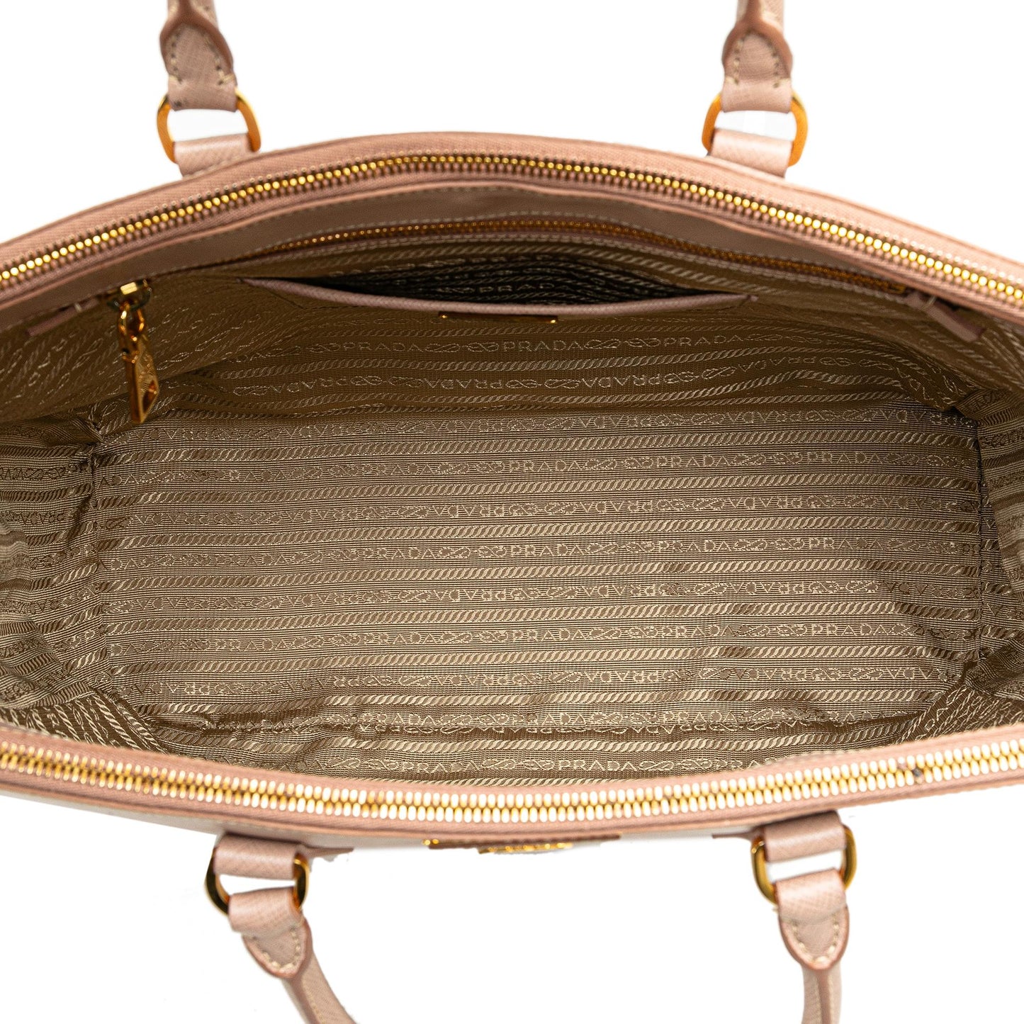 Prada Large Saffiano Galleria Double Zip (SHG-XX4cMw)