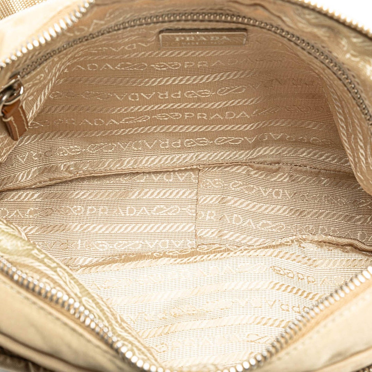 Prada Leather Trimmed Tessuto Camera Bag (SHG-6ByDbW)