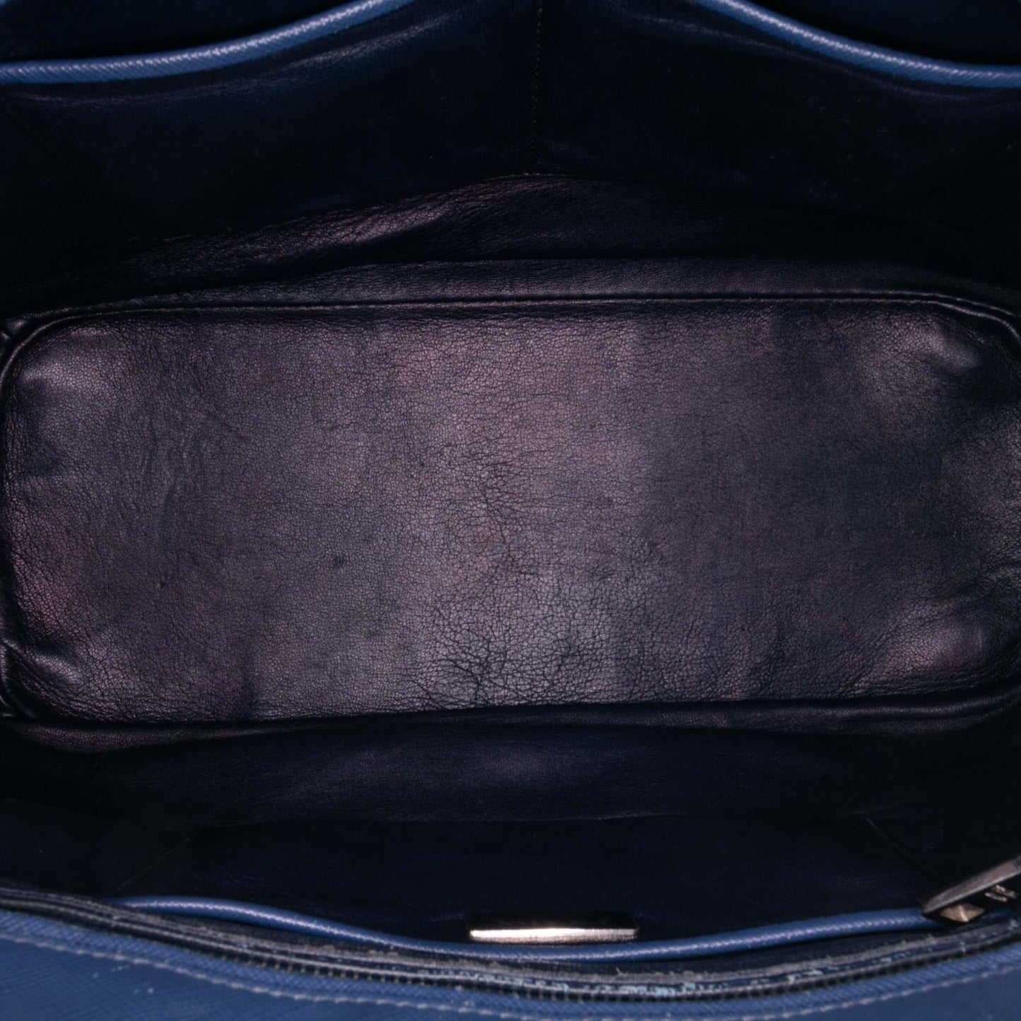 Prada Medium Bicolor Saffiano Lux Galleria Double Zip Satchel
