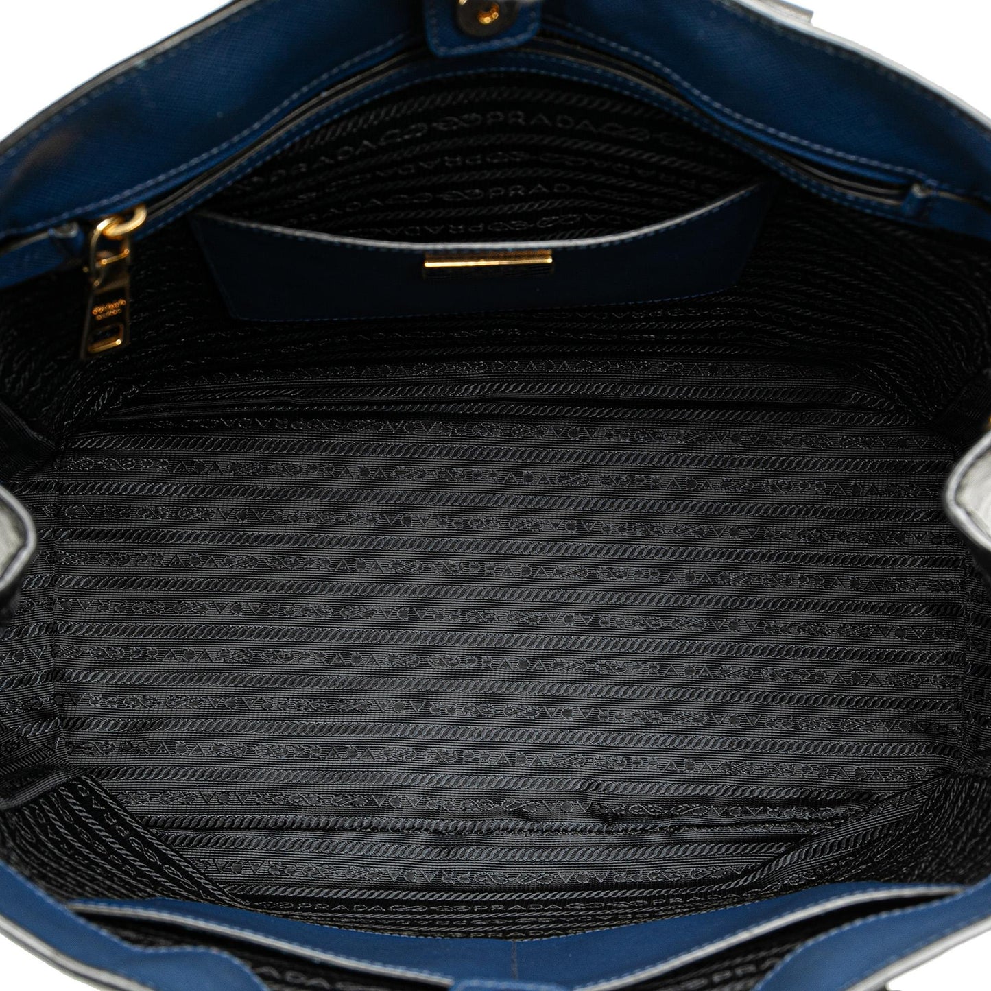 Prada Medium Saffiano Lux Bicolor Galleria Satchel (SHG-iOdySW)