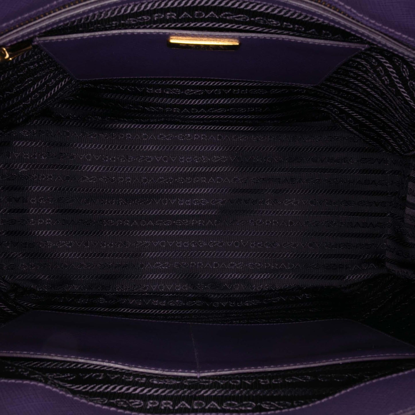 Prada Medium Saffiano Lux Galleria Double Zip Satchel