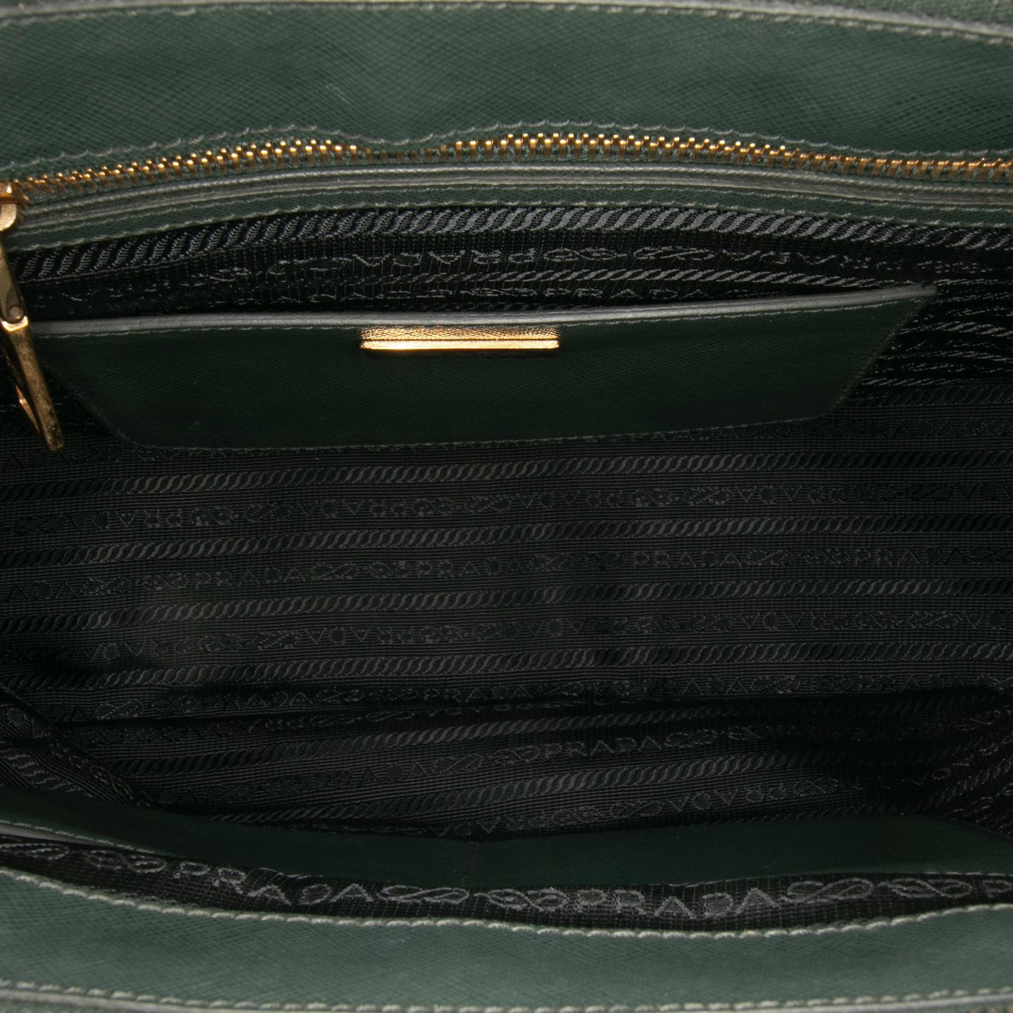 Prada Medium Saffiano Lux Galleria Double Zip