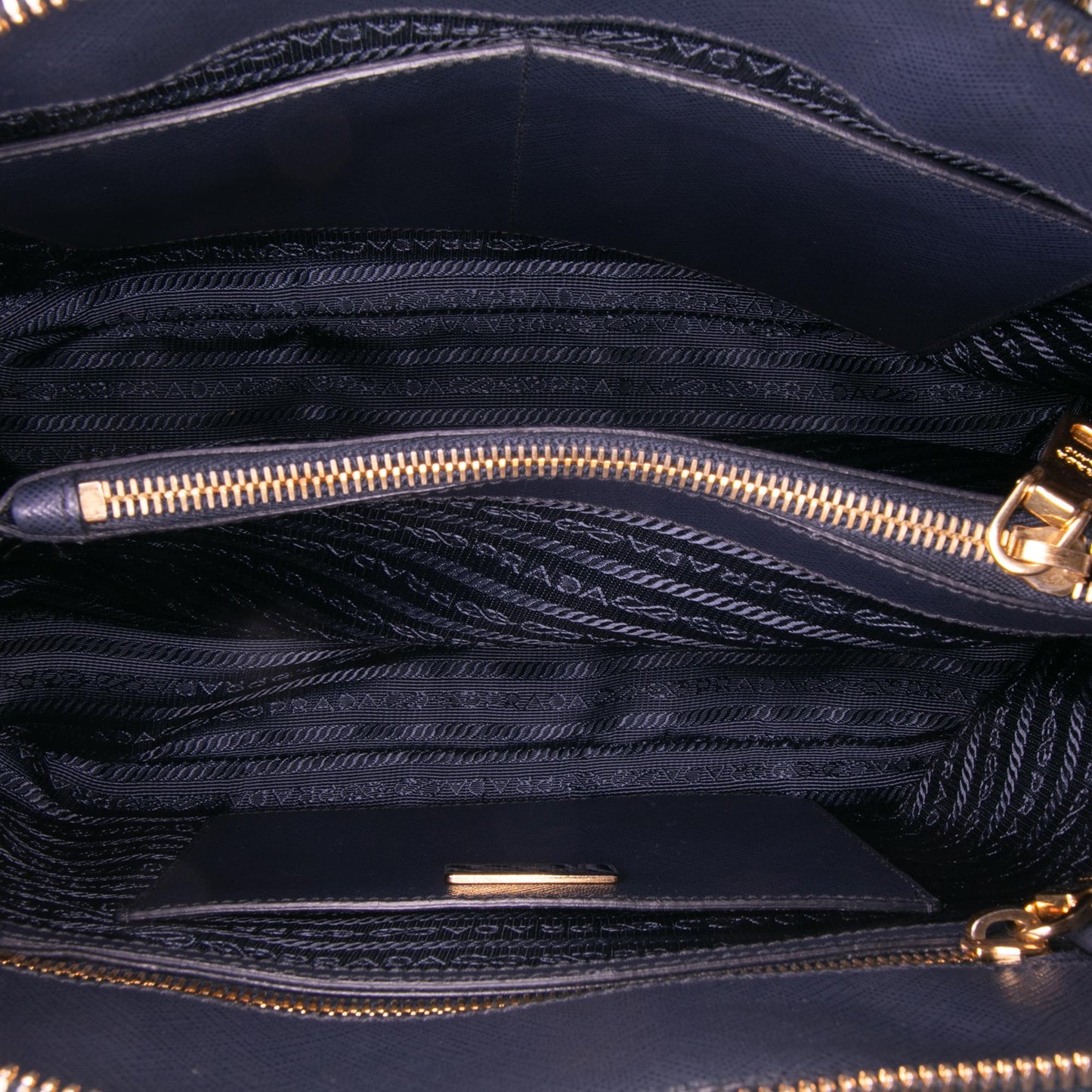 Prada Medium Saffiano Lux Promenade Satchel