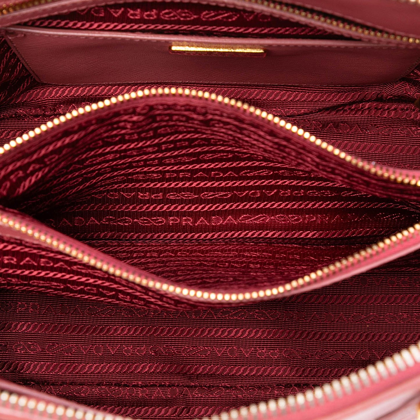 Prada Medium Saffiano Lux Promenade Satchel