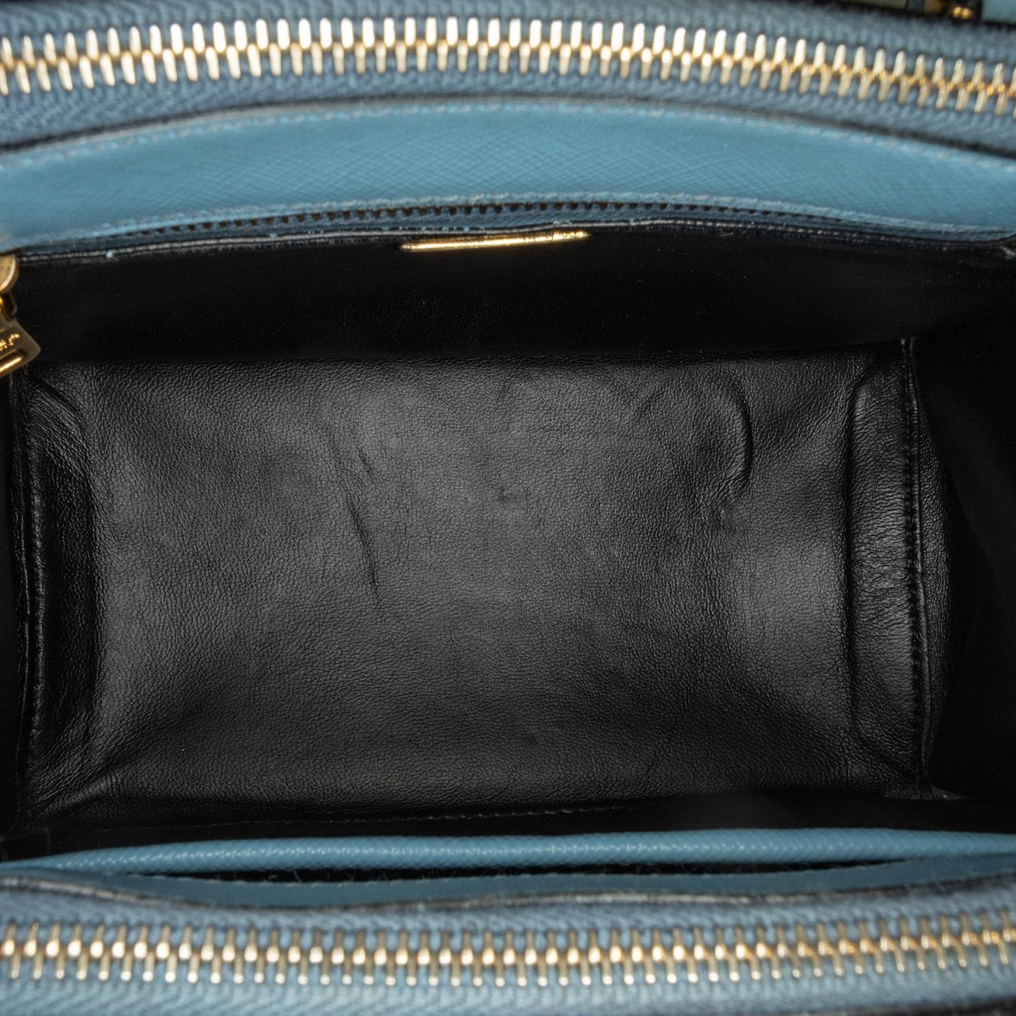 Prada Mini Saffiano Lux Crystal Embellished Galleria Double Zip (SHG-g3M42d)