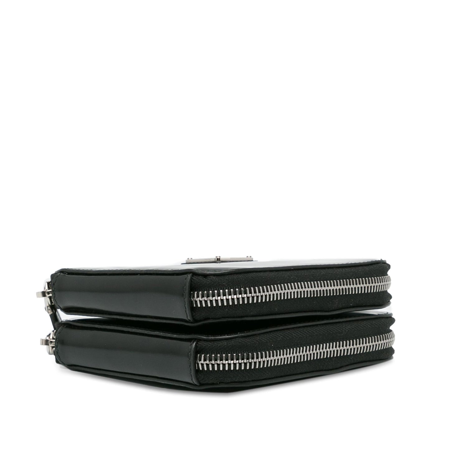 Prada Mini Spazzolato Leather Triangle Pouch (SHG-3S43ln)