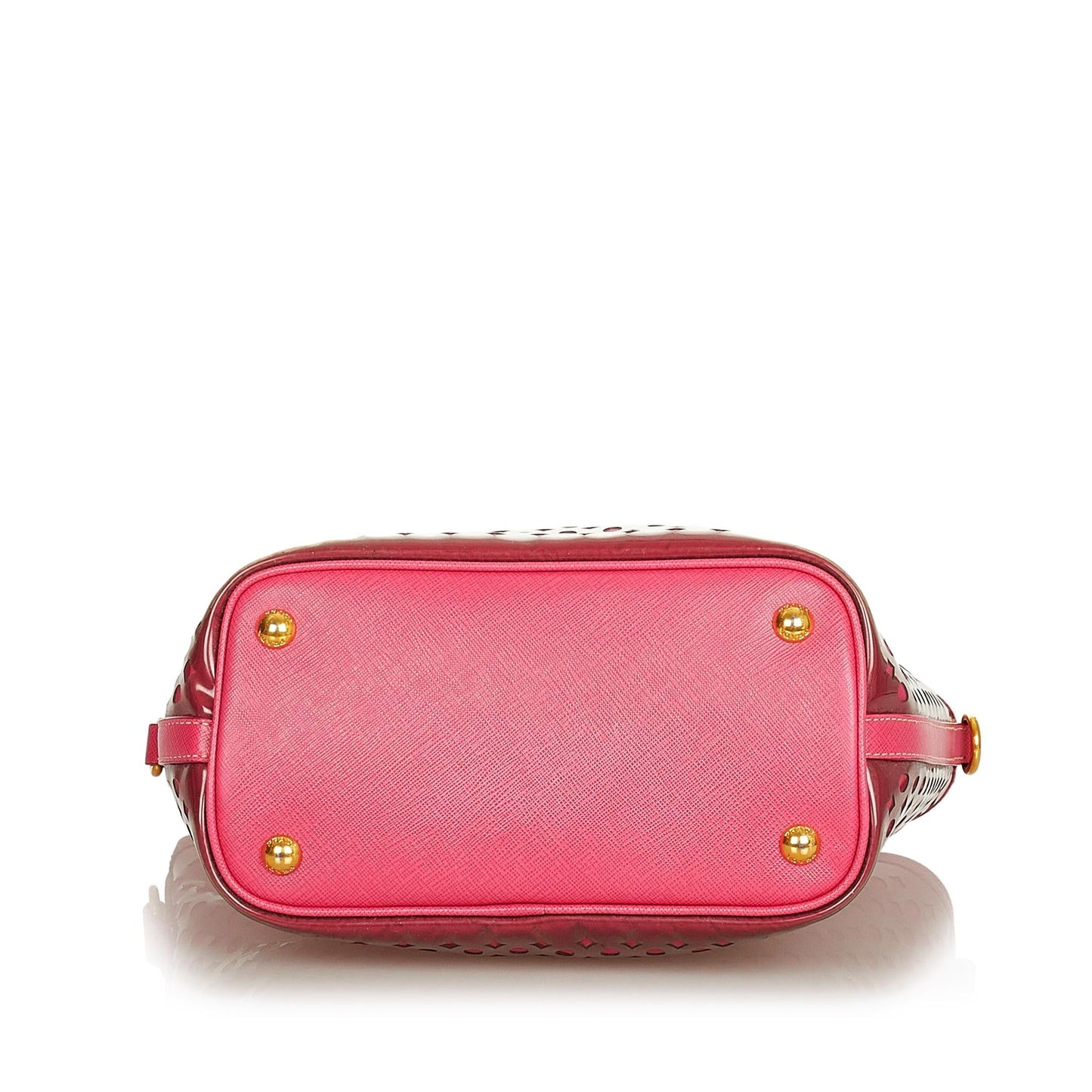 Prada Perforated Vinyl Satchel (SHG-JrJrcb)