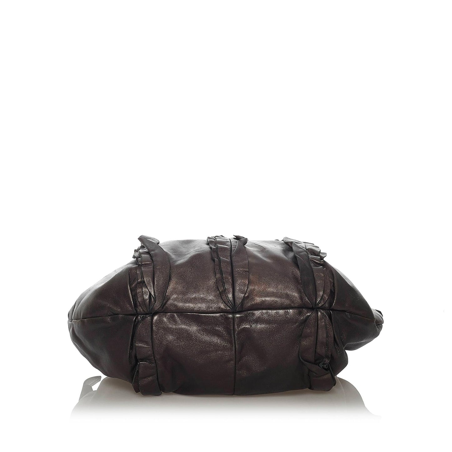 Prada Ruffled Leather Tote Bag - Ewore Bags