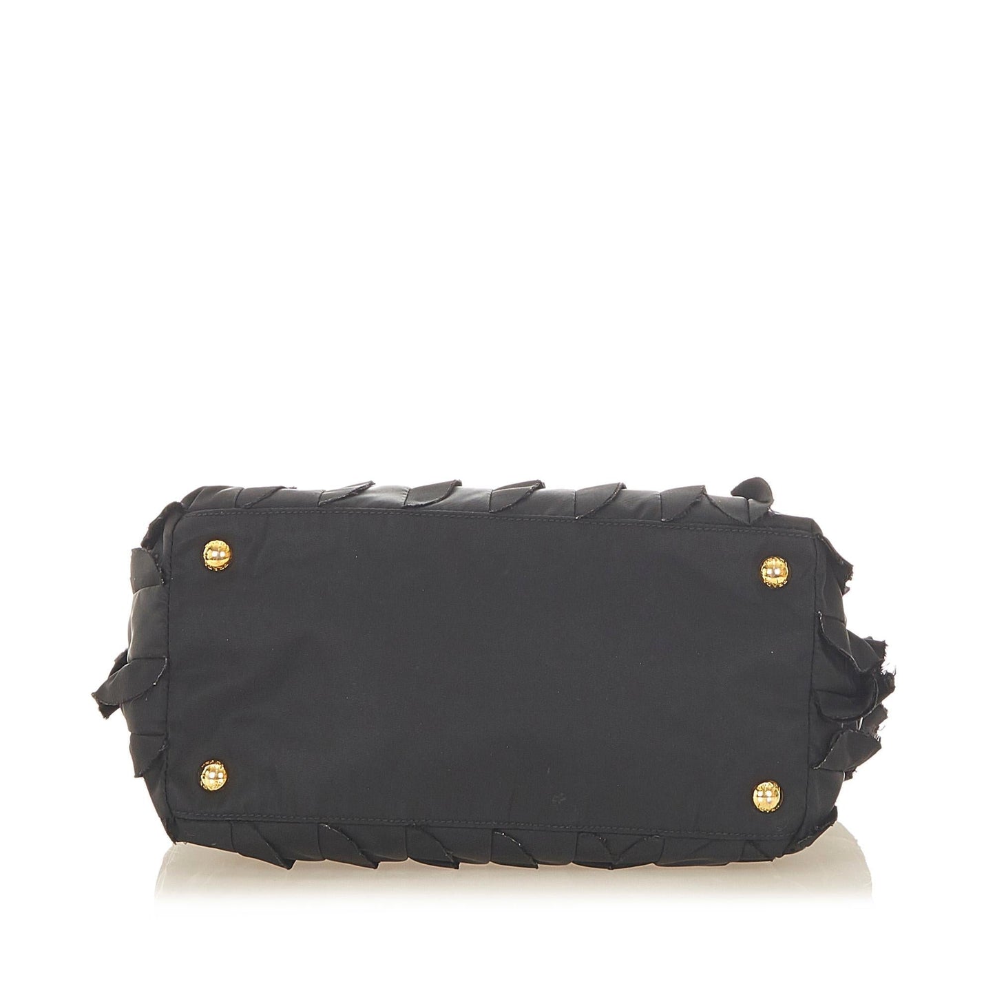 Prada Ruffled Tessuto Tote Bag (SHG-31652)