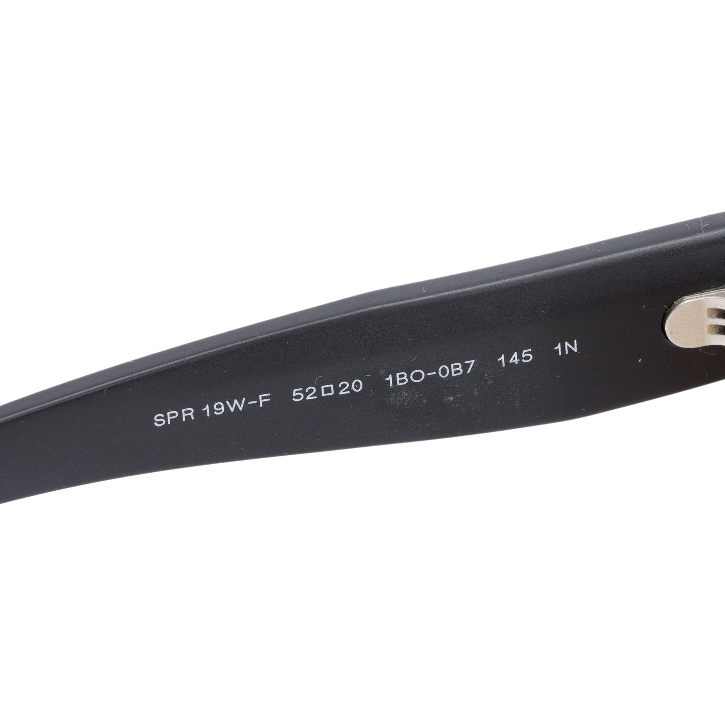 Prada SPR 19W Black Acetate Symbole Sunglasses