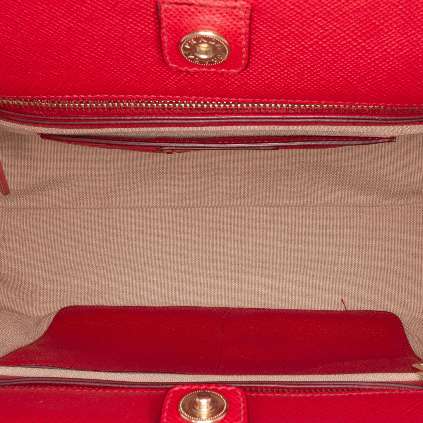 Prada Saffiano Cuir Trimmed Canapa Satchel