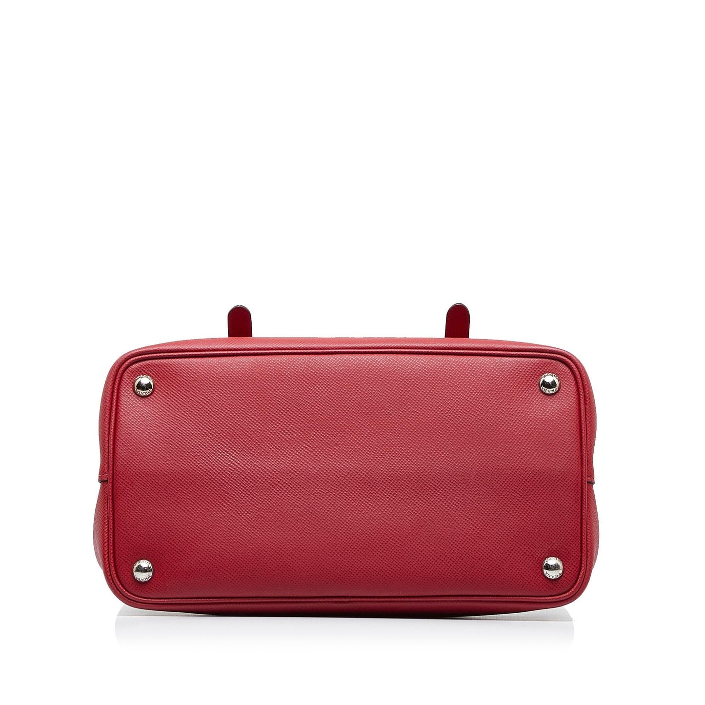 Prada Saffiano Double Turnlock Satchel (SHG-R9sQWs)