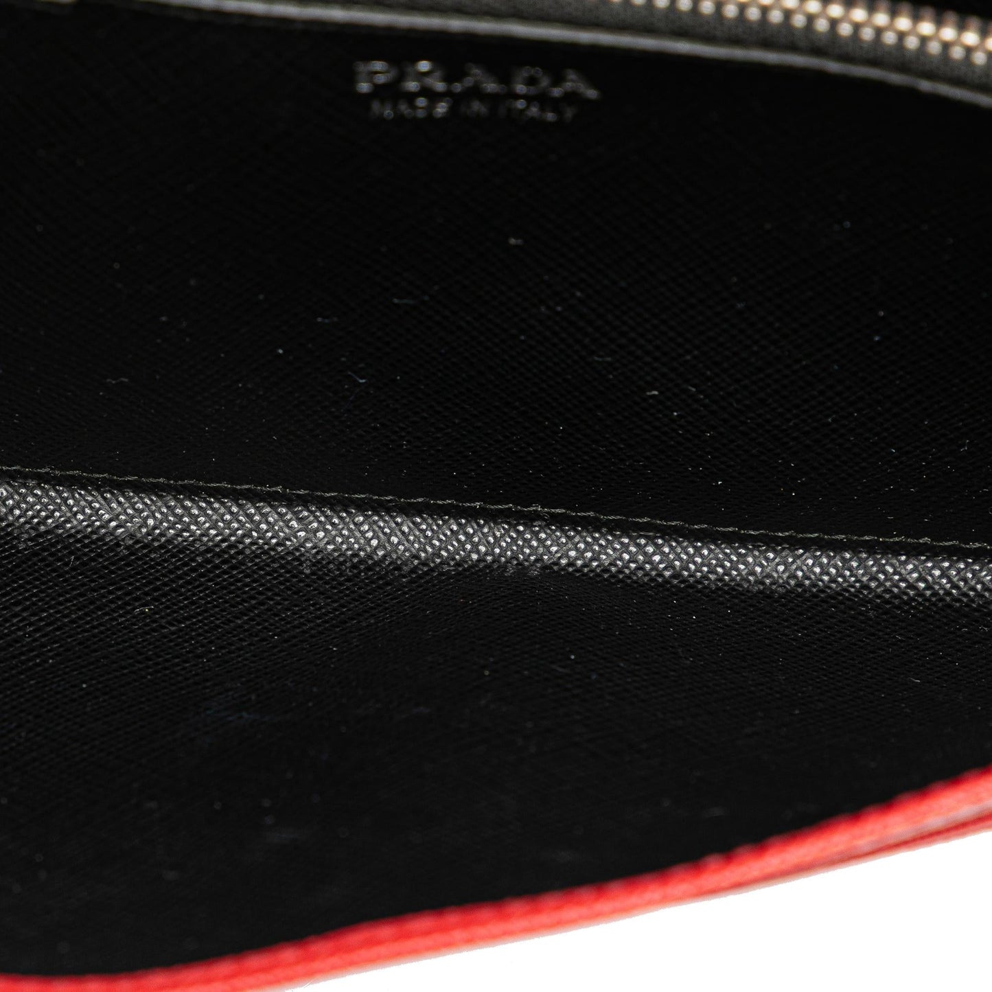 Prada Saffiano Grommet Wallet On Chain