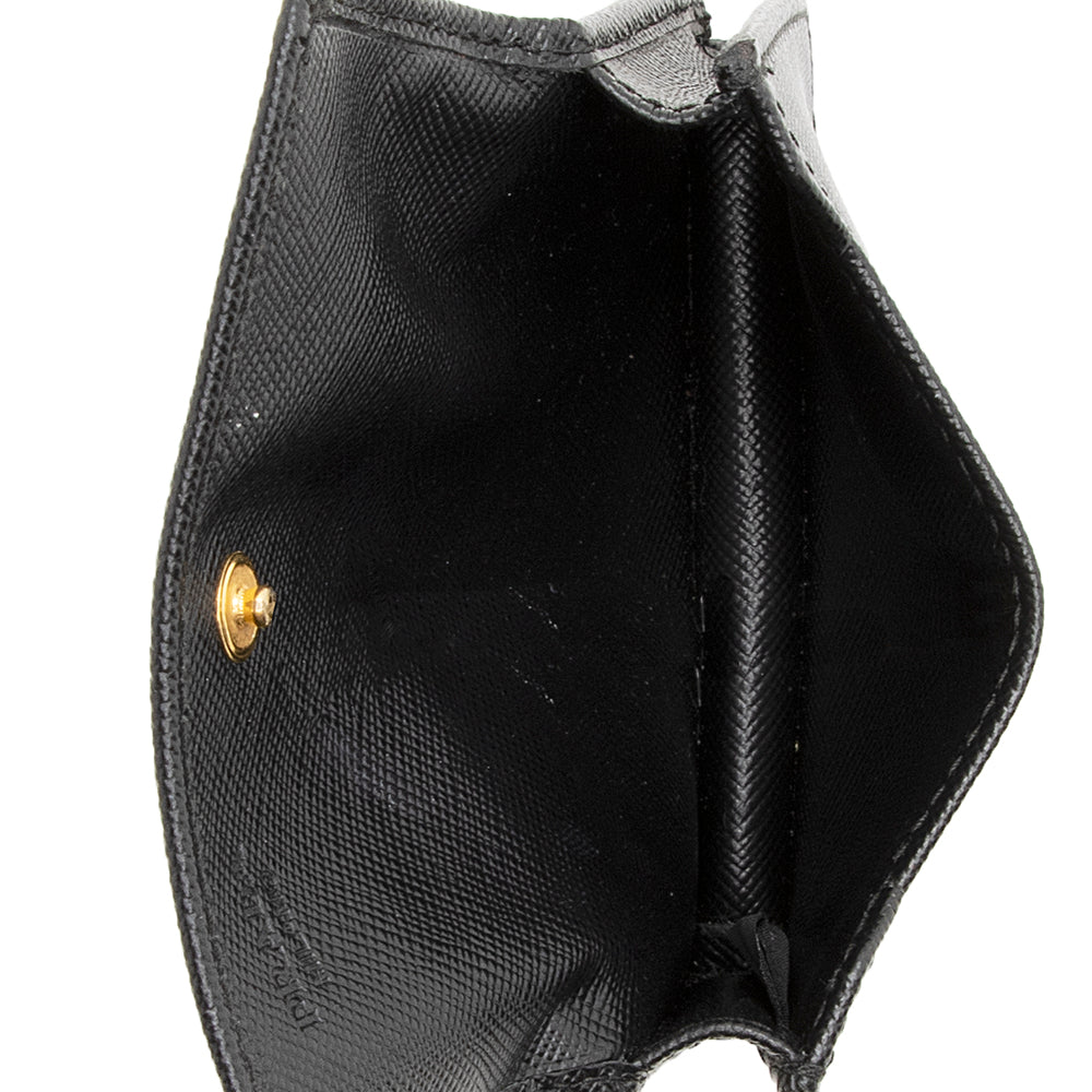Prada Saffiano Leather Card Case Handbag - Ewore Bags
