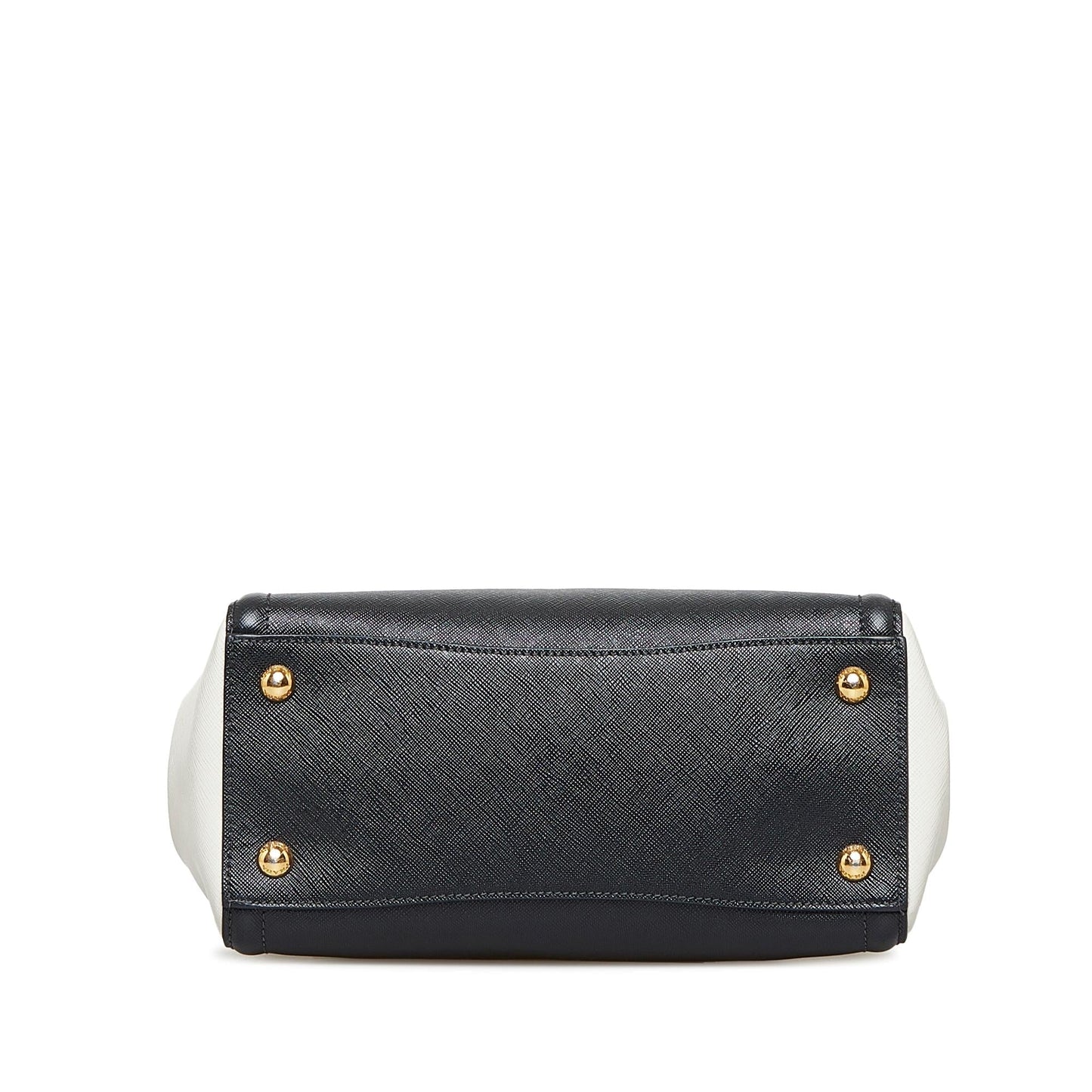 Prada Saffiano Lux Bicolor Satchel (SHG-yqxLV0)